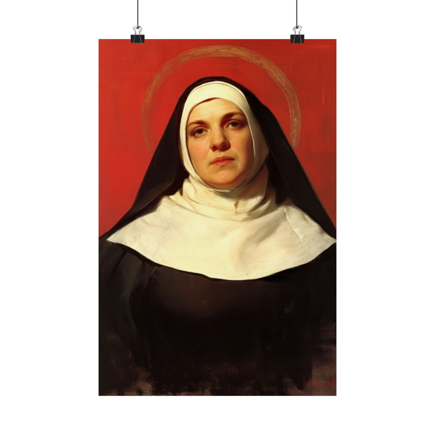 Saint Maria Giuseppa Rossello - Sanctified Souls Print - Multiple Sizes - Premium Matte Vertical Posters