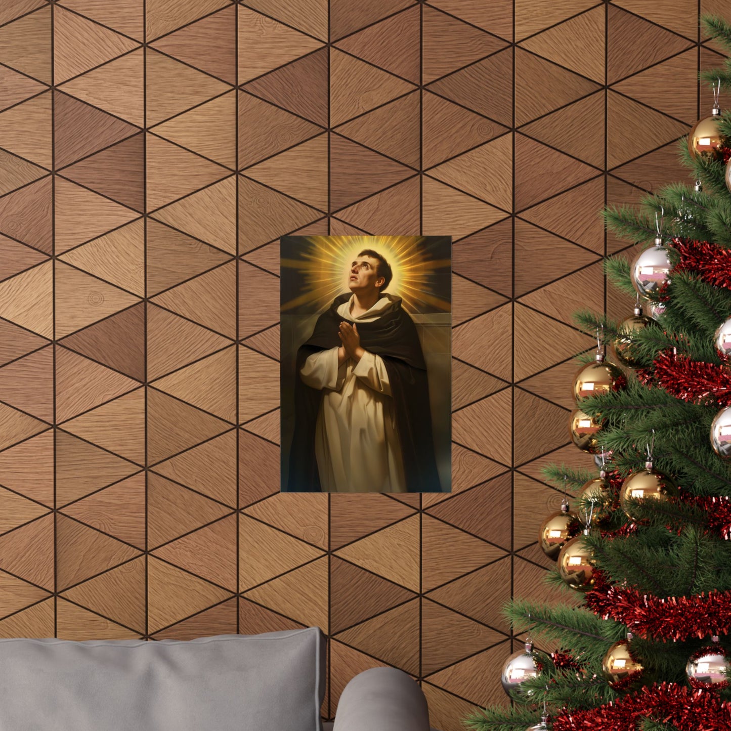 Saint Thomas Aquinas  - Sanctified Souls Print - Multiple Sizes - Premium Matte Vertical Posters