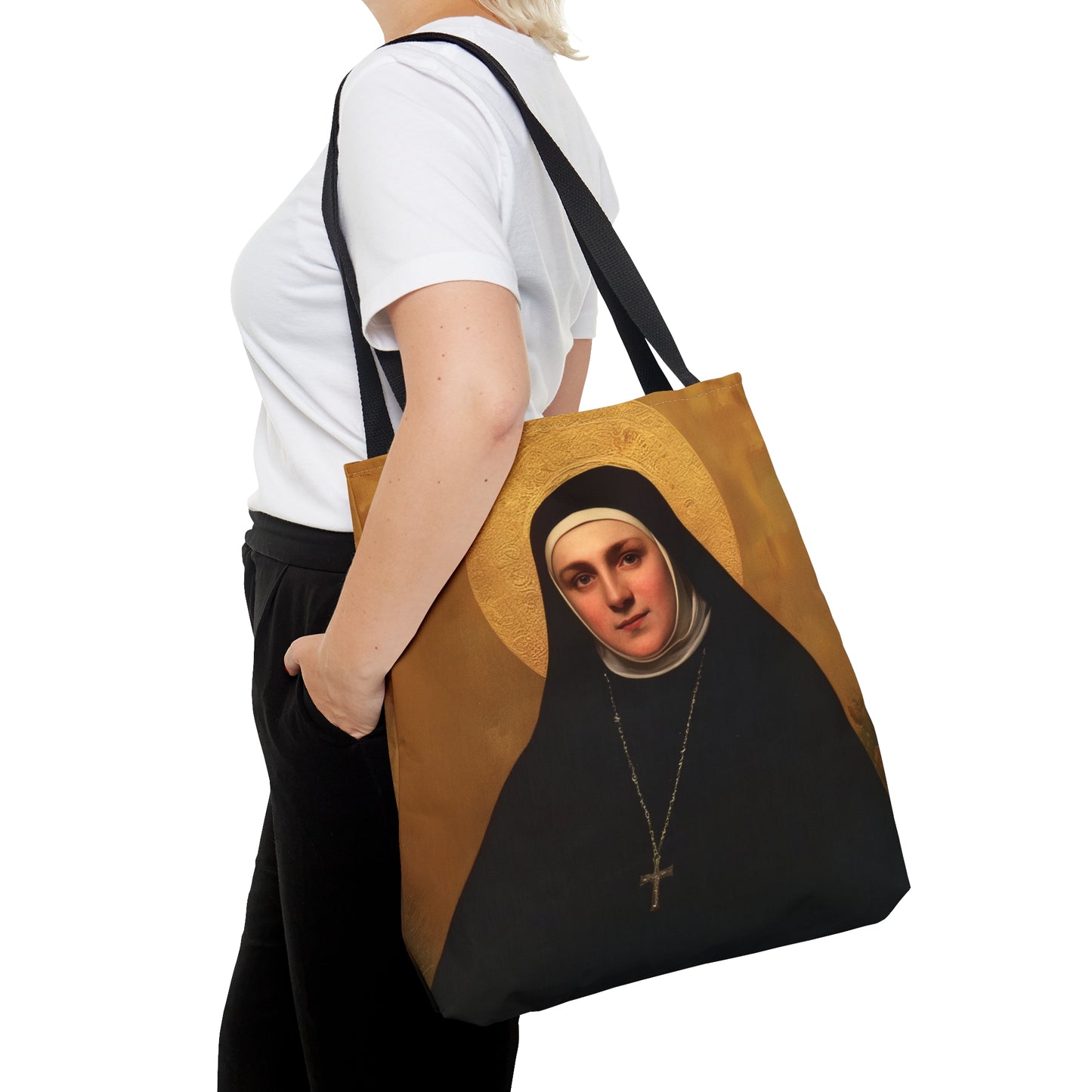 Saint Geltrude Caterina Comensoli - Tote Bag - Large Medium Small Faith Art Bag - Catholic Faith Purse