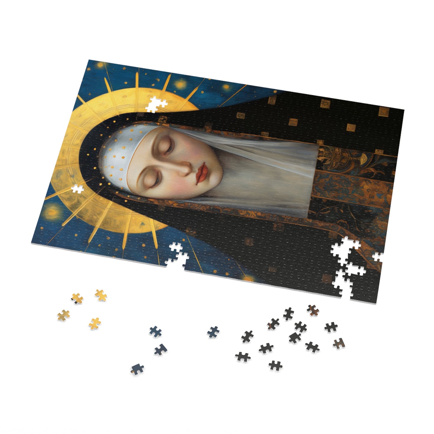 Saint Bridget of Sweden - Puzzle and Keepsake Tin - Religious Jigsaw Puzzle (30, 110, 252, 500,1000-Piece) - Religious Puzzle
