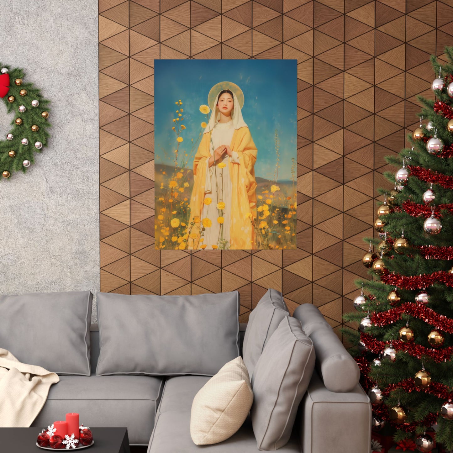 Saint Agatha Lin - Sanctified Souls Print - Multiple Sizes - Premium Matte Vertical Posters