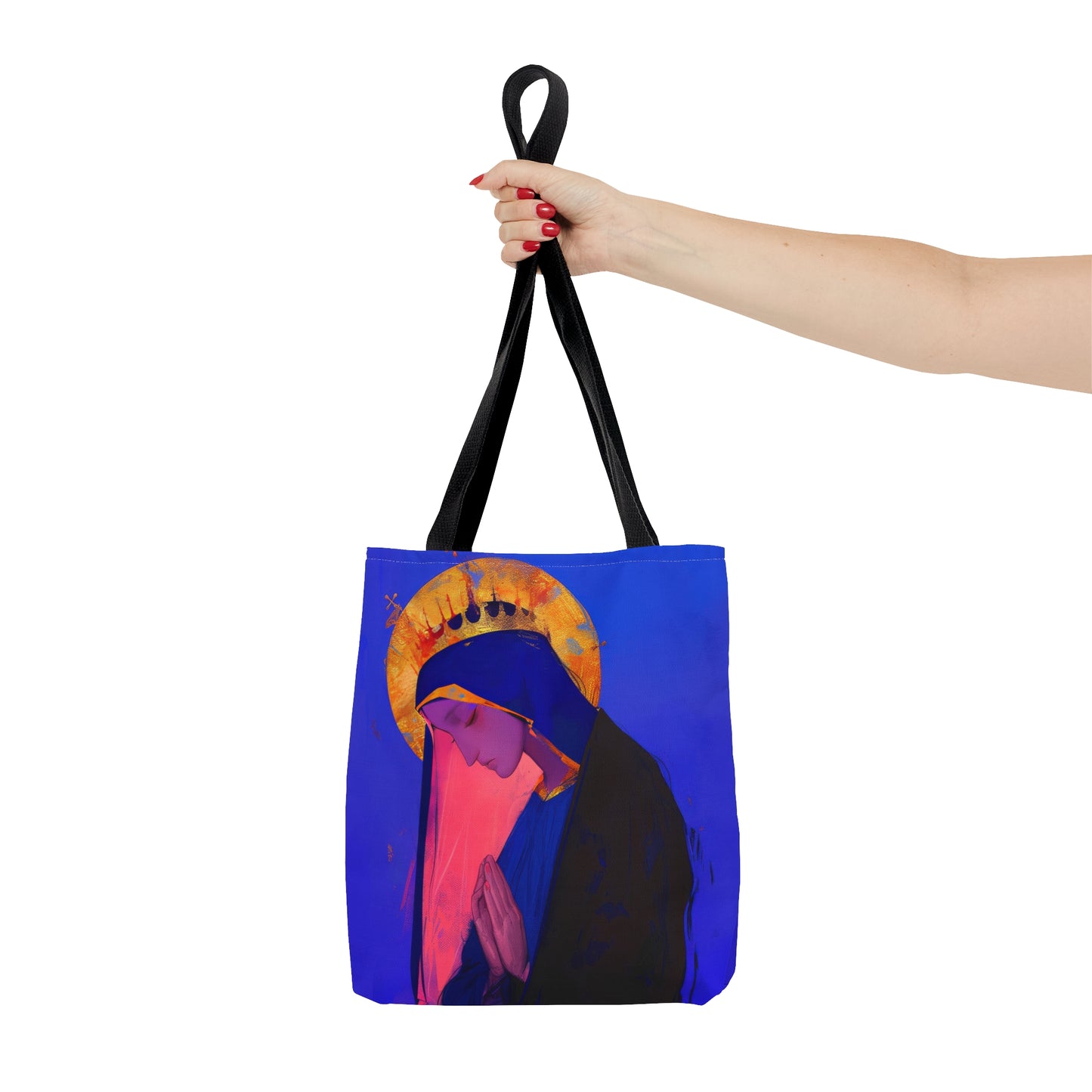 Mary, Mother of God - Blessed Among Women Tote Bag - Large Medium Small Faith Art Bag - Catholic Faith Purse - Religious Carry All