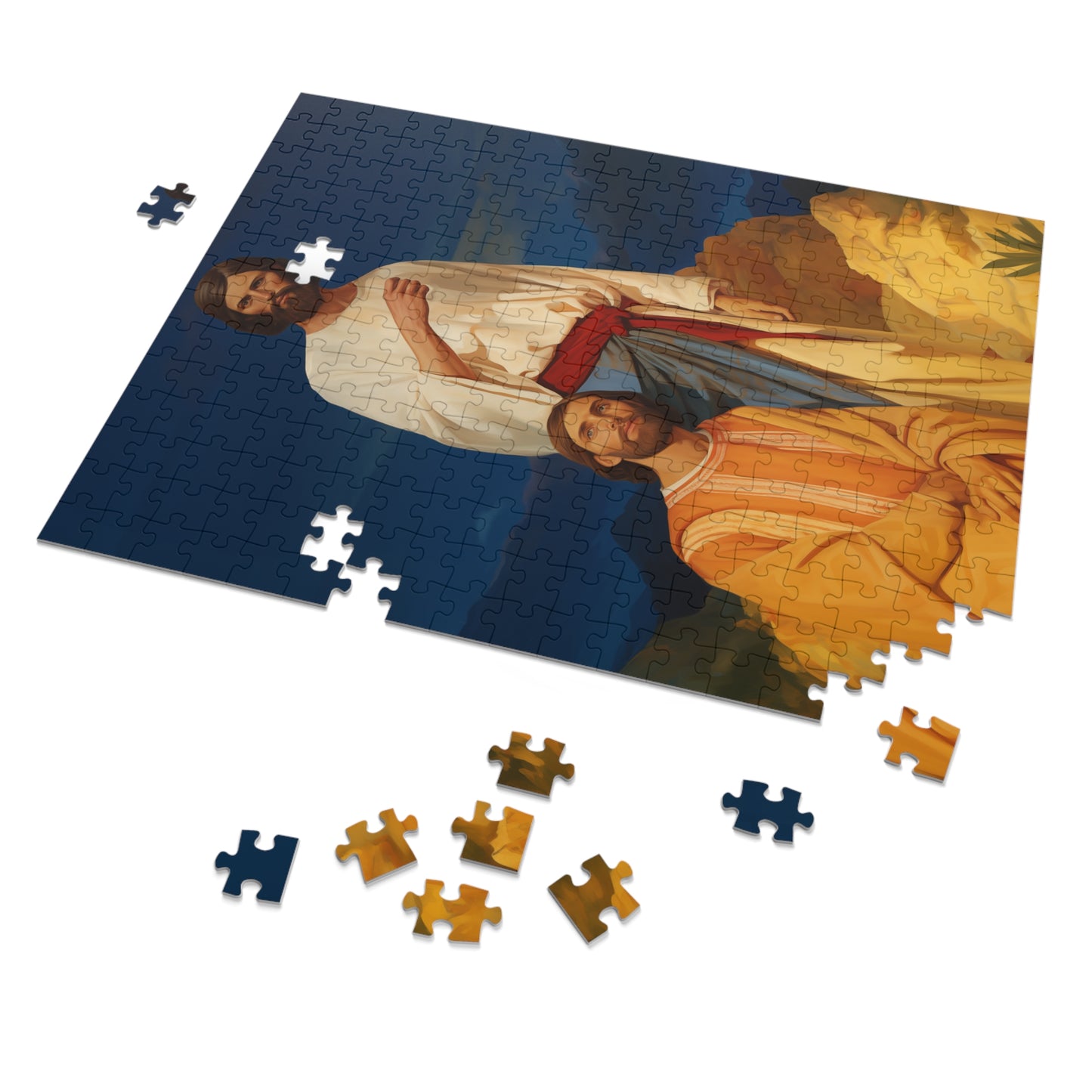 Saints James and John - Sons of Thunder - Puzzle and Keepsake Tin - Jigsaw Puzzle (30, 110, 252, 500,1000-Piece) - Religious Puzzle