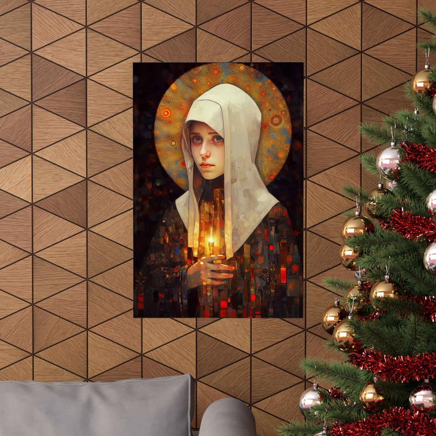 Saint Frances of Rome - Sanctified Souls Print - Multiple Sizes - Premium Matte Vertical Posters