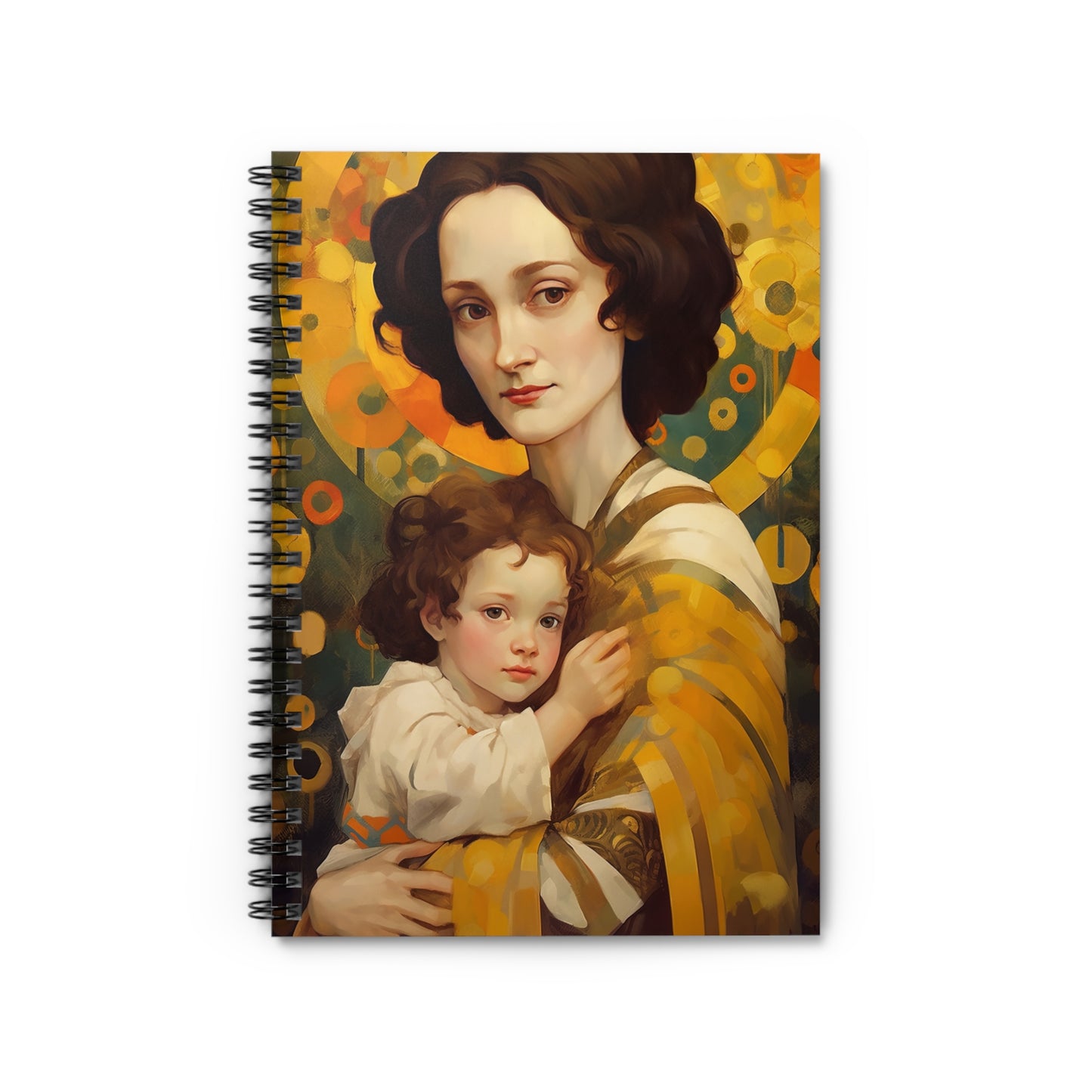 Saint Gianna Beretta Molla  Journal - Sanctified Souls Art - Religious Based Notebook - Spiral Notebook - Ruled Line