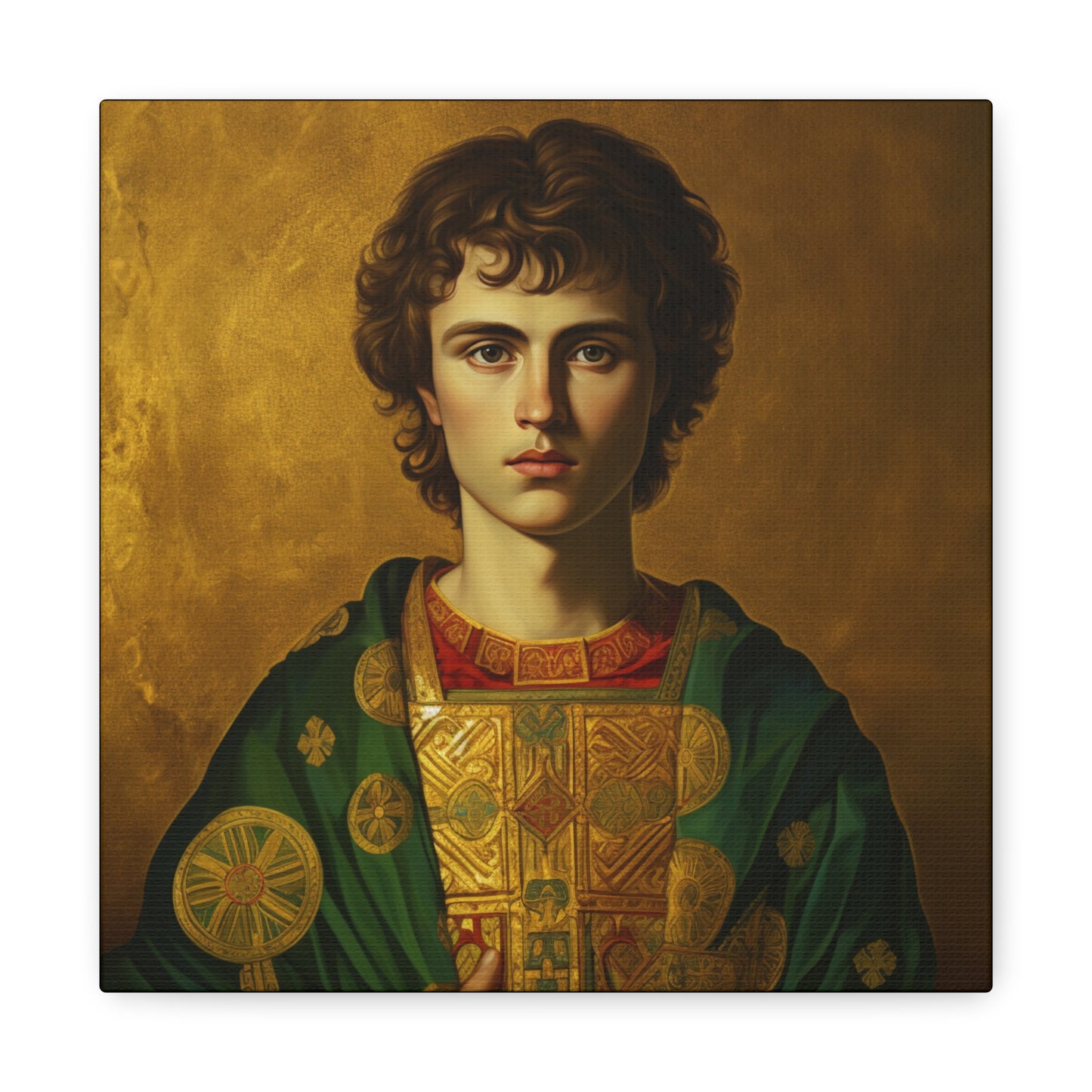 Saint Pantaleon Canvas Print - Multiple Sizes - Catholic Home art - Museum Wrapped Canvas - Sanctified Souls Print