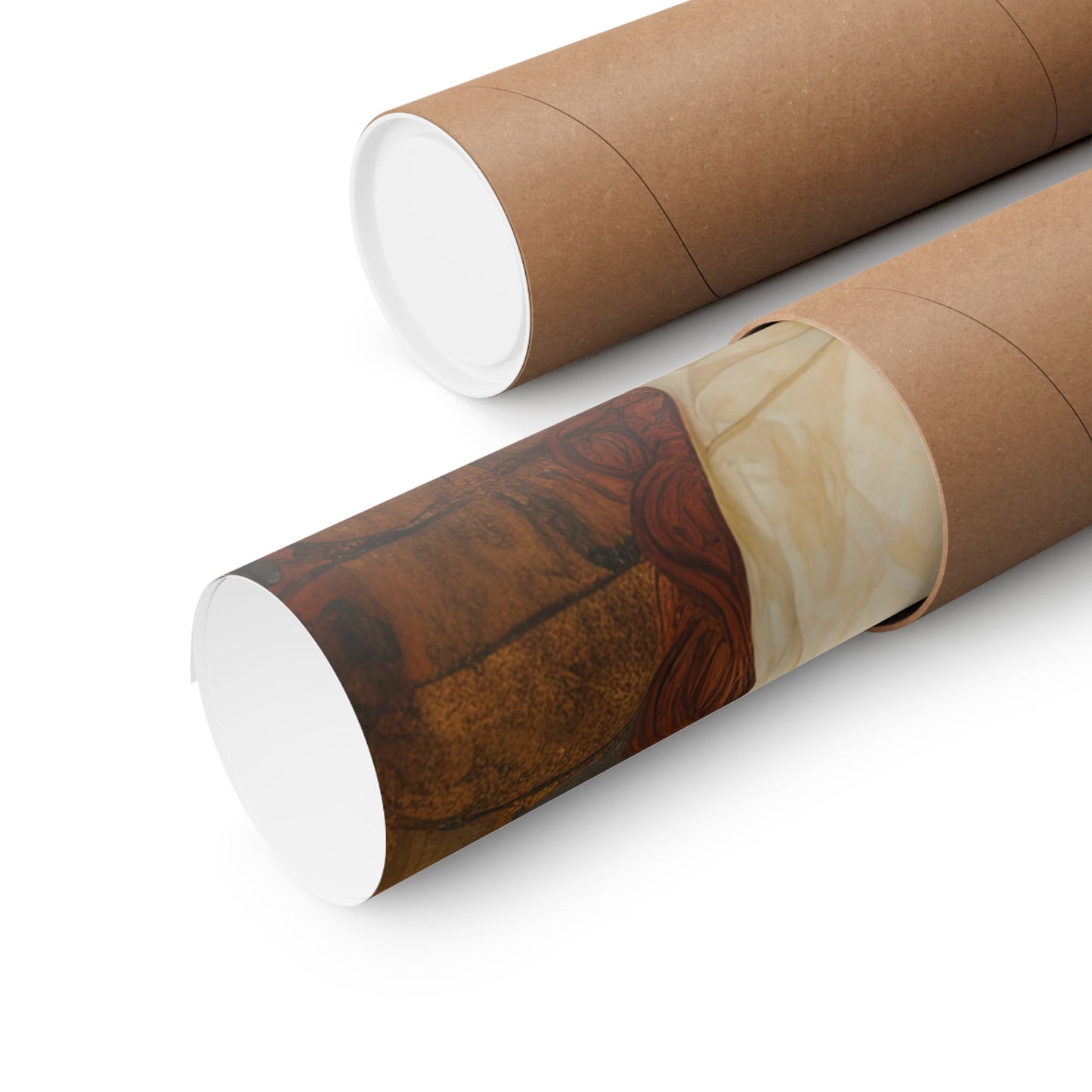 Transcendent Devotion: Christ Embracing Mary Magdalene Print - Based on The Kiss - Sanctified Souls Print - Premium Matte