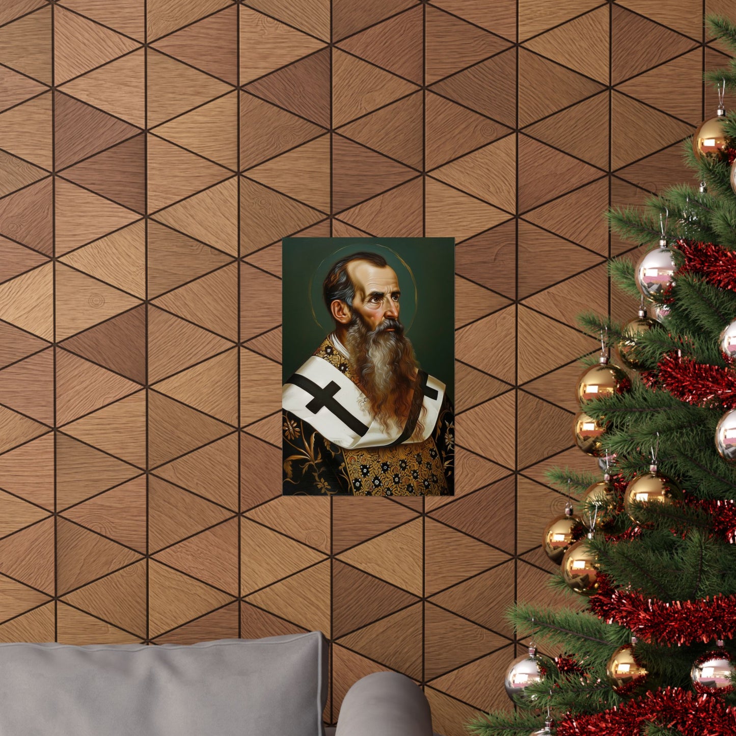 Saint Basil the Great  - Sanctified Souls Print - Multiple Sizes - Premium Matte Vertical Posters