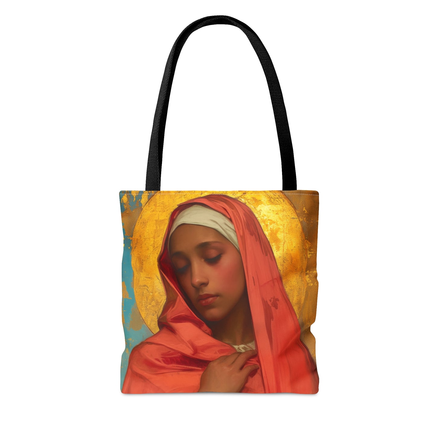 Saint Lea of Rome Tote Bag - Purse - Three sizes - Large Medium Small Faith Art Bag - Catholic faith inspired carry-all purse - Double Sided