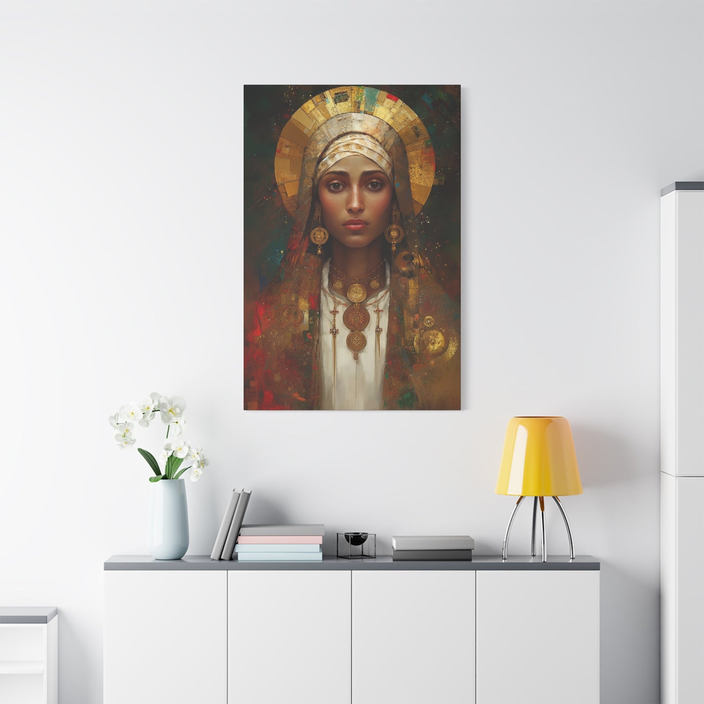Saint Julia of Carthage - Museum Wrapped Canvas - Sanctified Souls Print - Religious Art for your Home