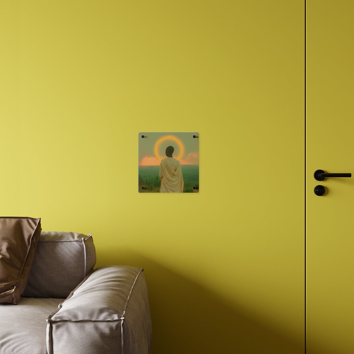 Saint Charles Lwanga Wall Art Panel - Ready to Hang Acrylic Print - Catholic Saint Art - Patron Saint Print - No Frame needed