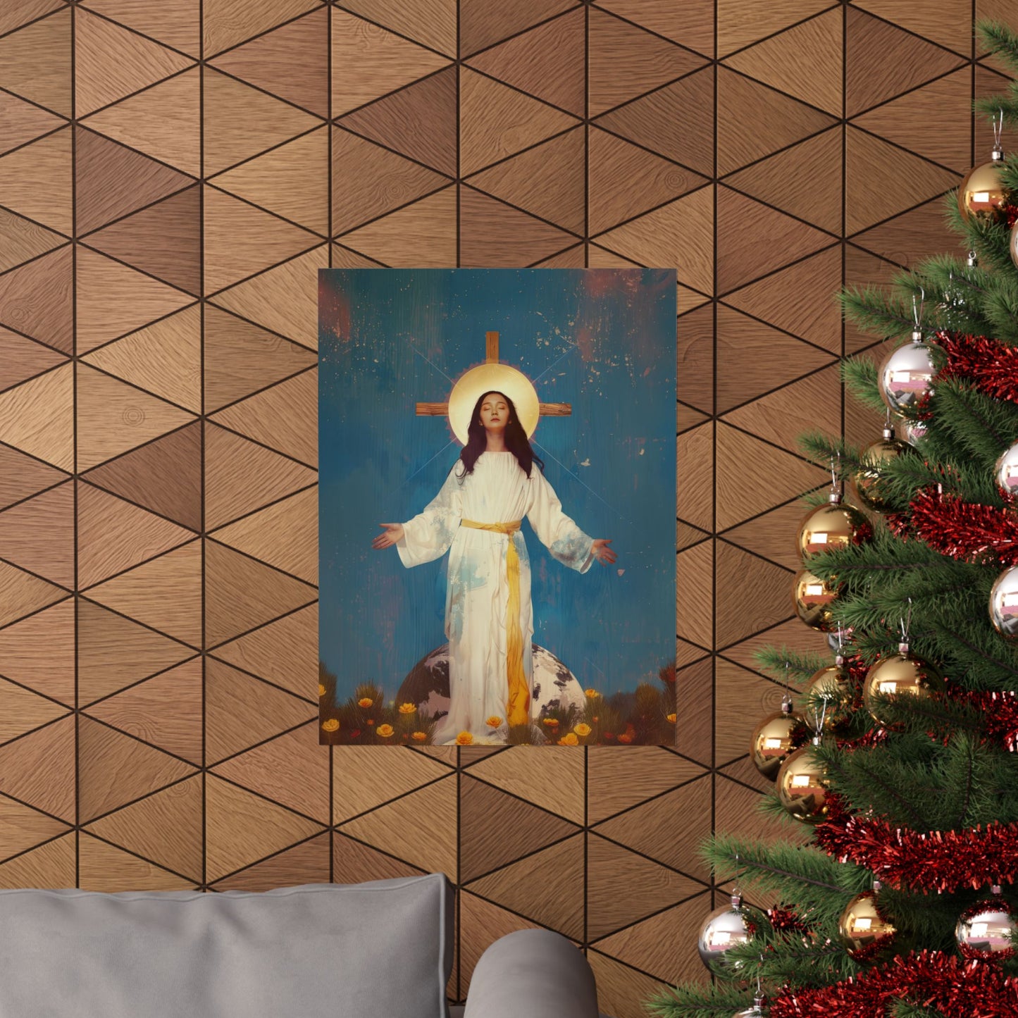 Our Lady of Akita - Mother Mary - Sanctified Souls Print - Multiple Sizes - Premium Matte Vertical Posters