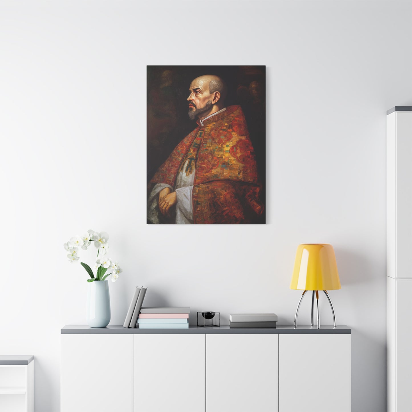 Saint Ignatius of Loyola Canvas Print - Multiple Sizes - Catholic Home art - Museum Wrapped Canvas - Sanctified Souls Print