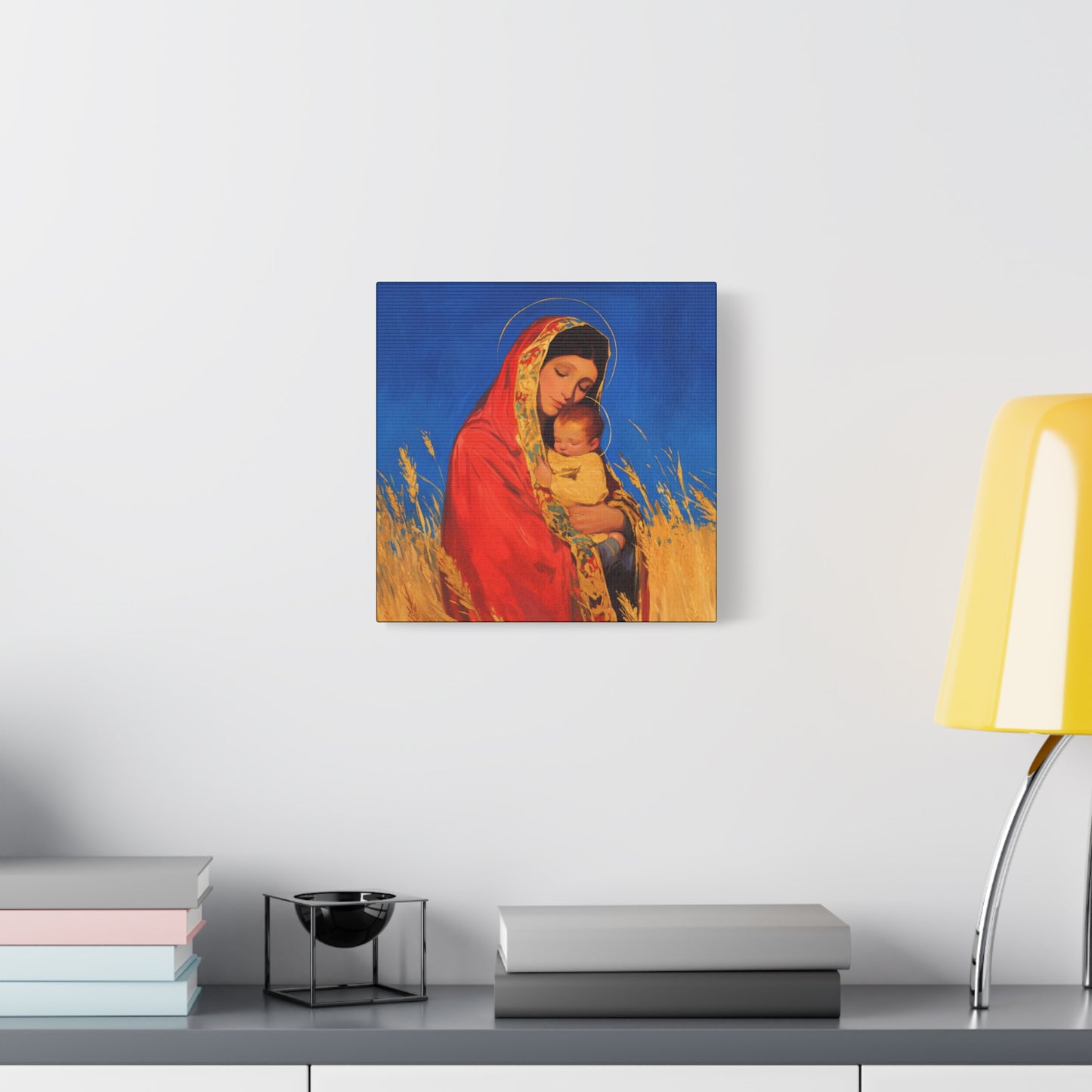 Our Lady of the Harvest  - Multiple Sizes - Catholic Home art - Museum Wrapped Canvas - Sanctified Souls Print