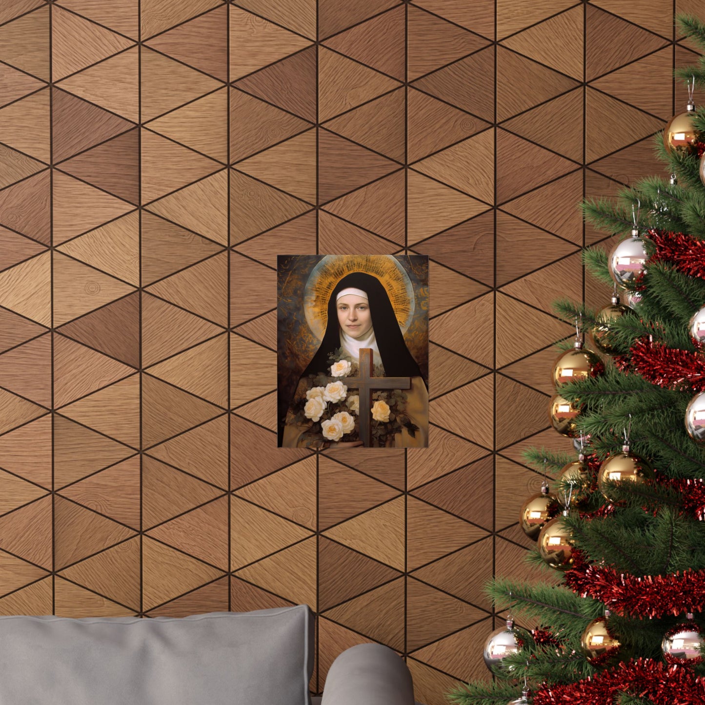 Saint Thérèse of Lisieux - Sanctified Souls Print - Multiple Sizes - Premium Matte Vertical Posters