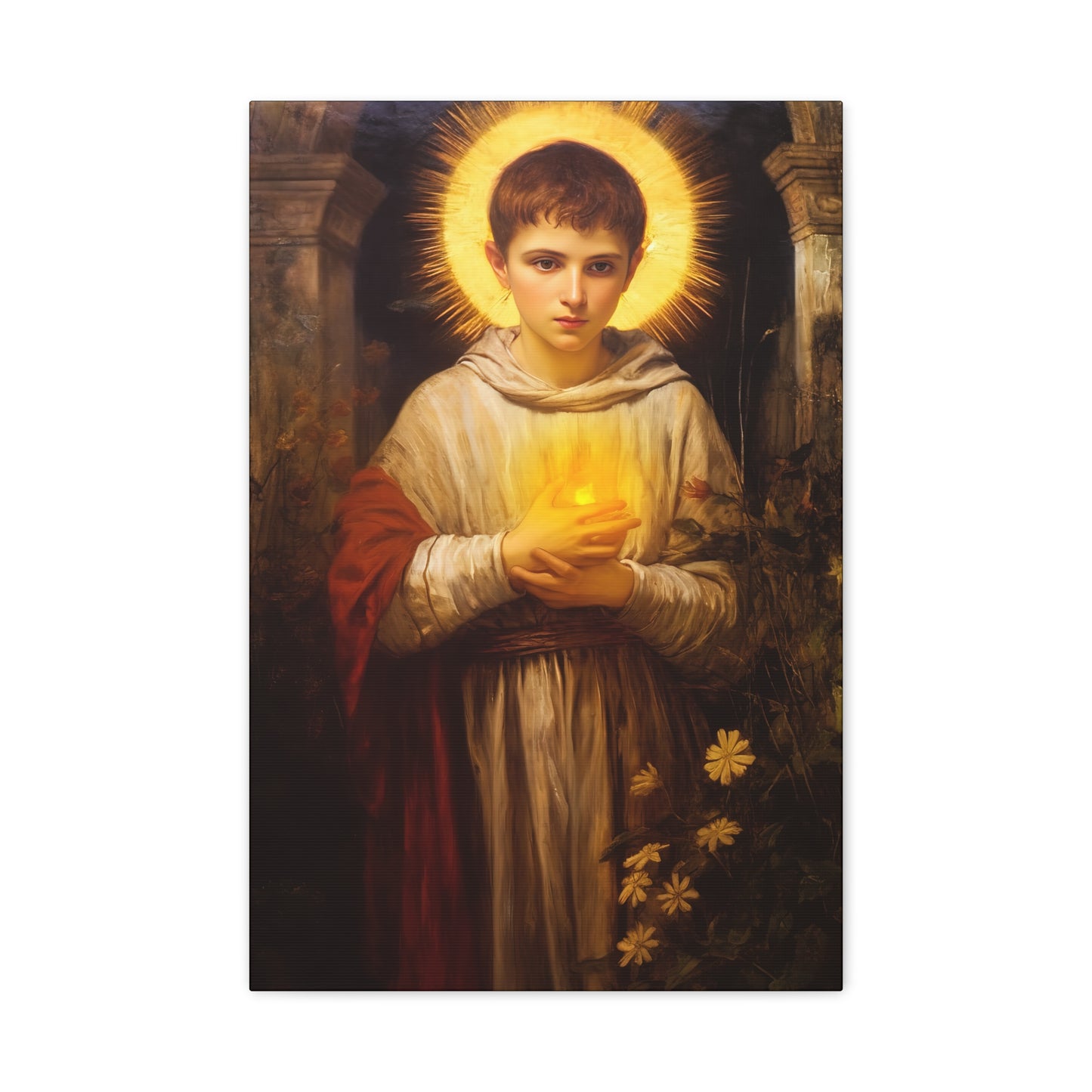 Saint Tarsicius - Museum Wrapped Canvas - Sanctified Souls Print - Religious Art for your Home
