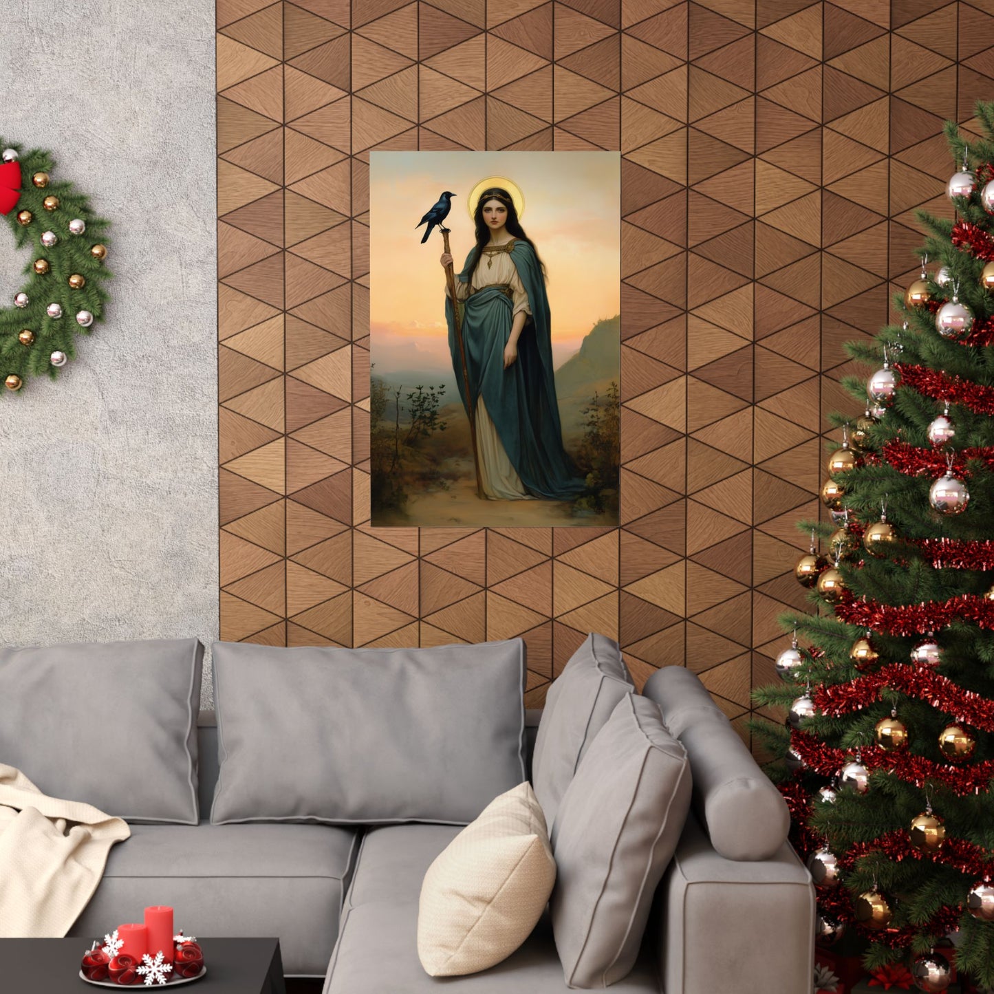 Saint Oda - Sanctified Souls Print - Multiple Sizes - Premium Posters - Catholic Art - Christian Home Decor Artwork