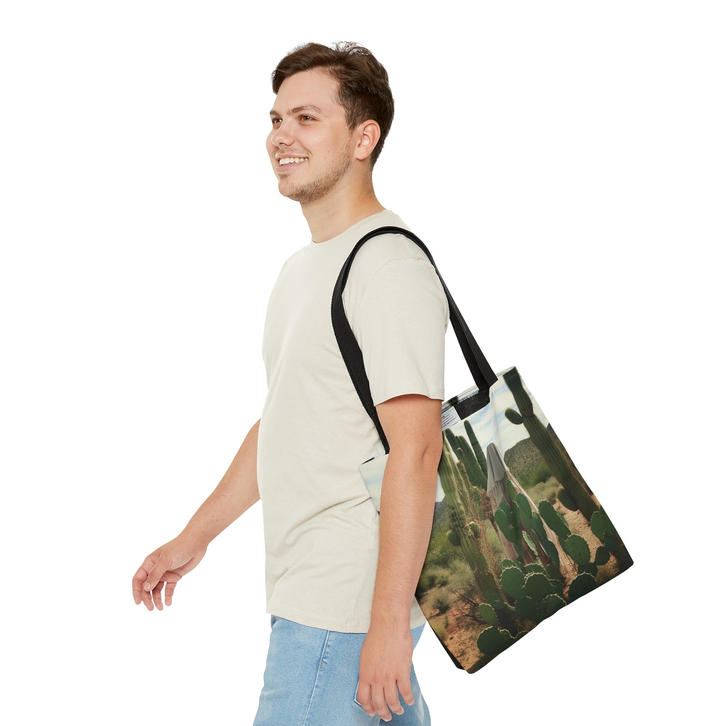 Saint Amma Syncletica Tote Bag - Catholic faith inspired carry-all purse - day to day bag - Desert Mothers Series