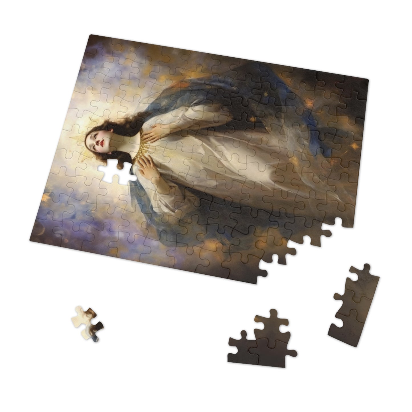 The Assumption of Mary - Puzzle and Keepsake Tin - Religious Jigsaw Puzzle (30, 110, 252, 500,1000-Piece) - Religious Puzzle