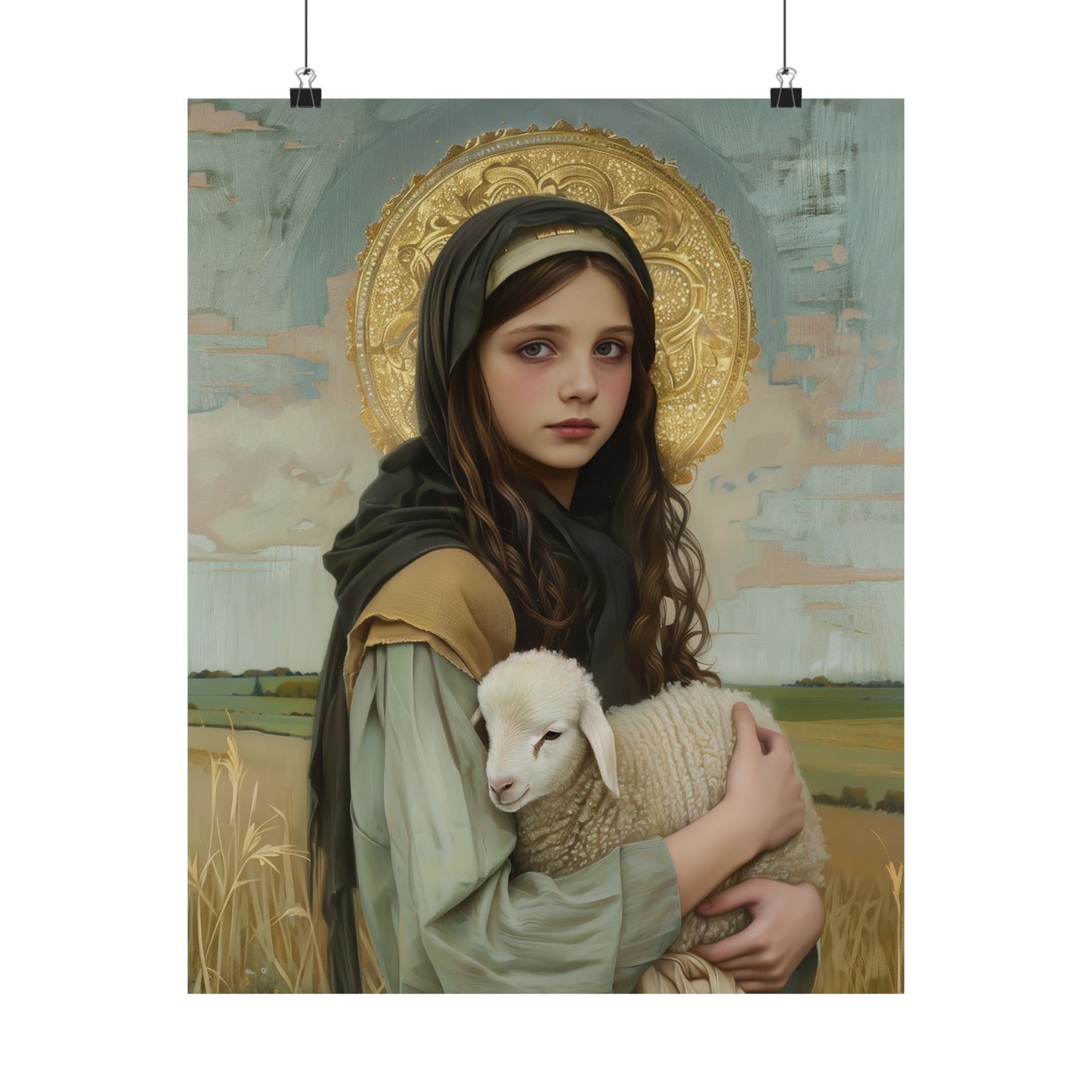 Saint Belina - Multiple Sizes - Premium Matte Vertical Posters - Catholic Art - Religious Poster - Catholic Saint Art - Multiple Sizes