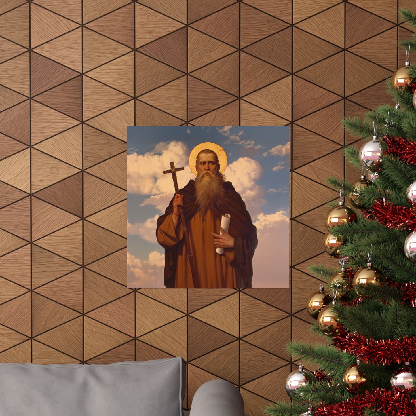 Saint Joannicus the Great / Loannikios of Mount Olympus - Sanctified Souls Print - Multiple Sizes - Premium Matte Vertical Posters