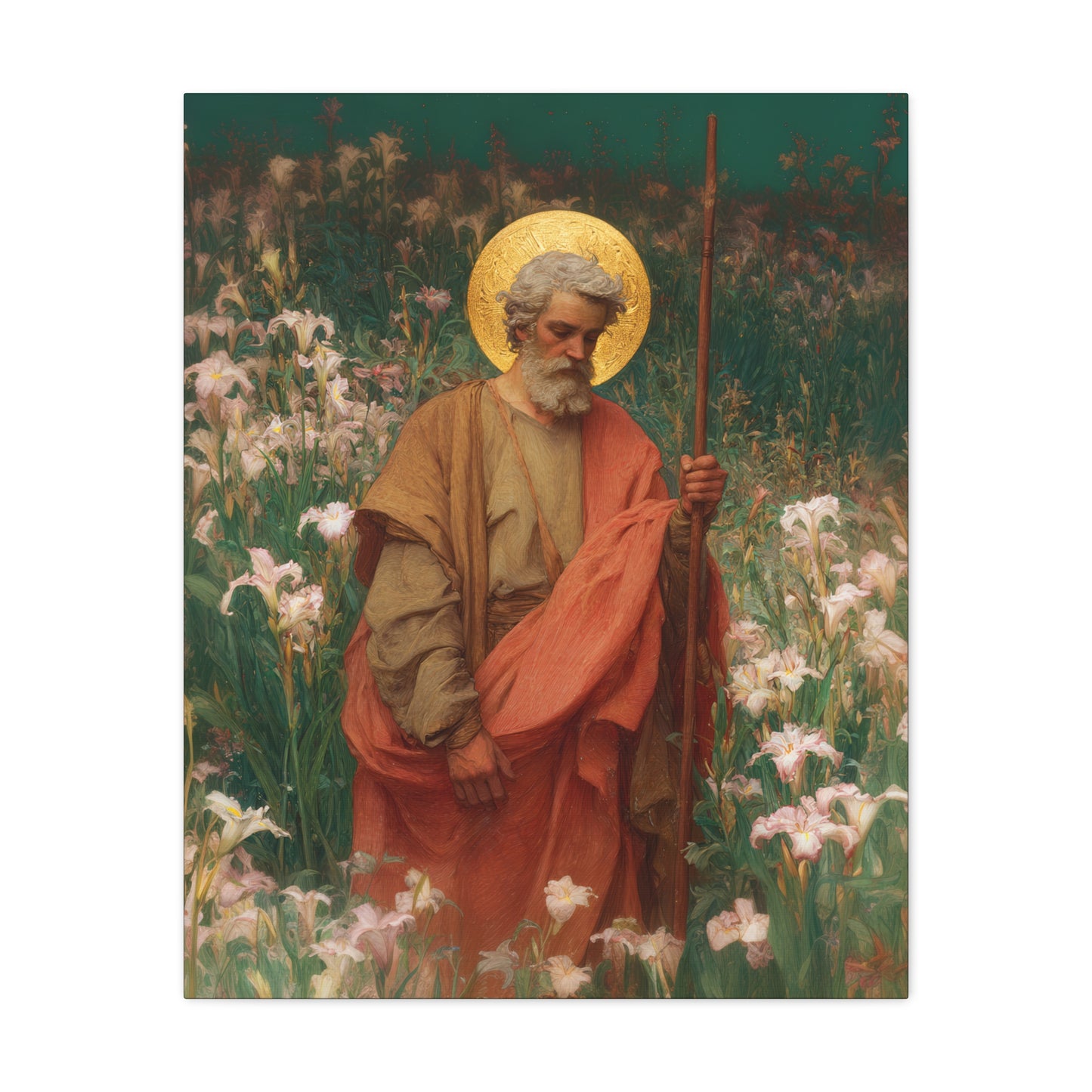 Saint James the Lesser -  Museum Wrapped Canvas - Sanctified Souls Print - Religious Art for your Home - Catholic Patron Saint Art