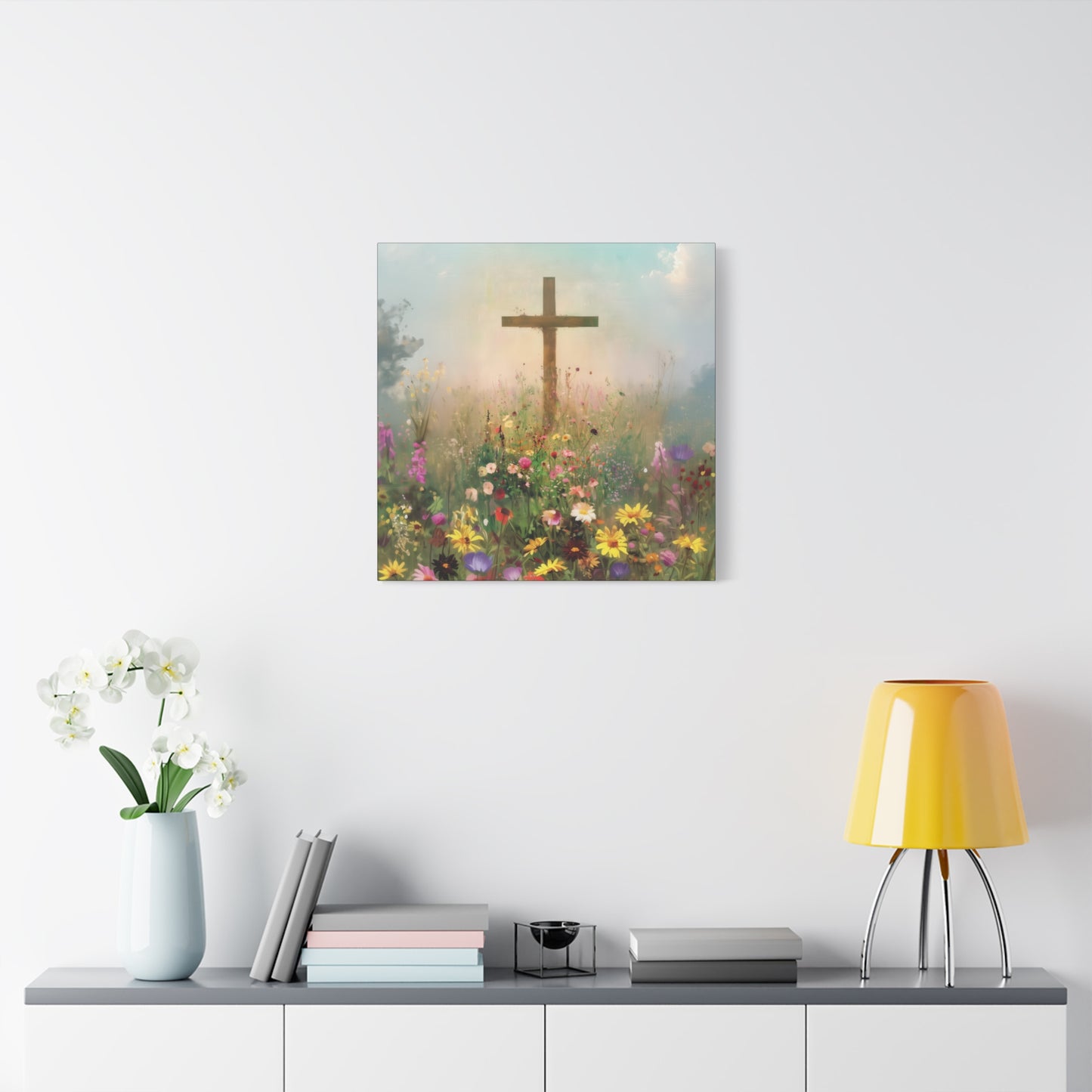 The Cross That Called the Earth to Life - Gallery Wrapped Canvas - Print - Religious Art for your Home - Catholic