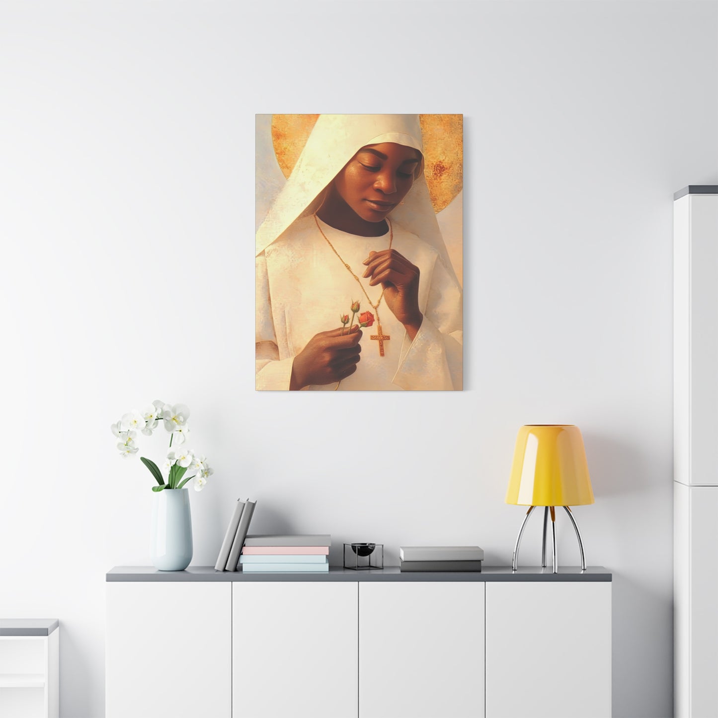 Blessed Marie-Clementine Anuarite Nengapeta - Gallery Wrapped Canvas - Print - Religious Art for your Home - Catholic art print