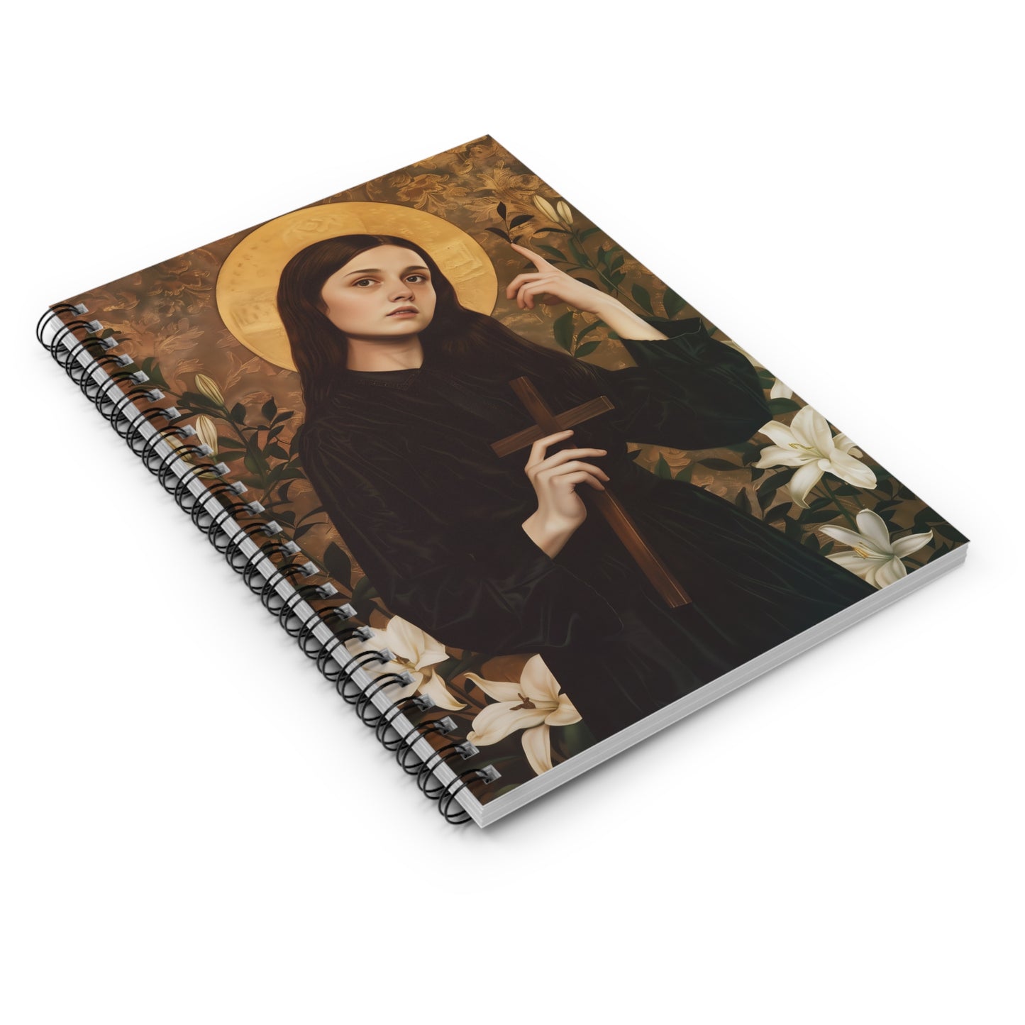 Saint Clelia Barbieri Sanctified Souls Art - Religious - Spiral Notebook - Ruled Line - Religious art - Saint Artwork