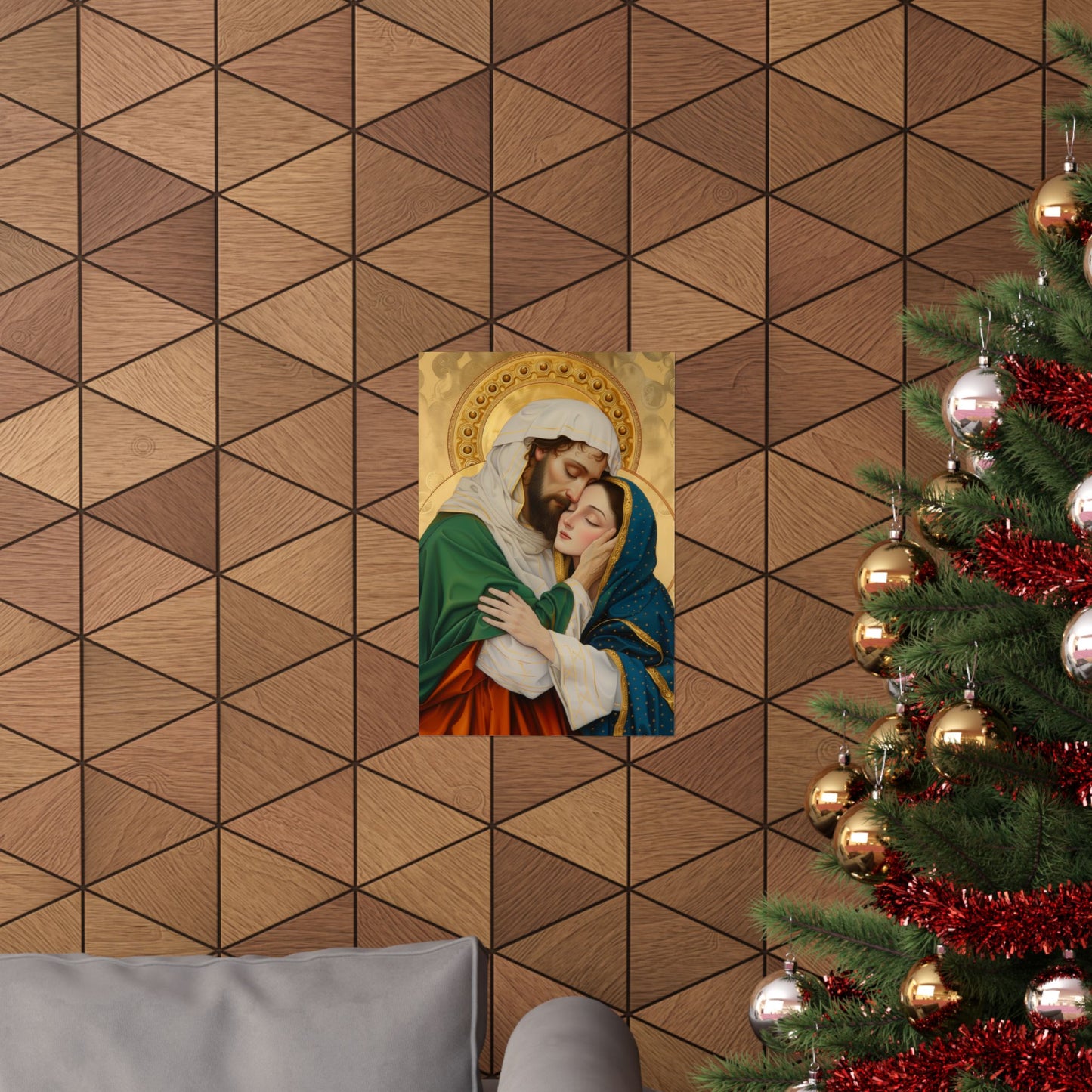 Saints Aquila and Priscilla - Sanctified Souls Print - Multiple Sizes - Premium Matte Vertical Posters - Catholic Art for the home