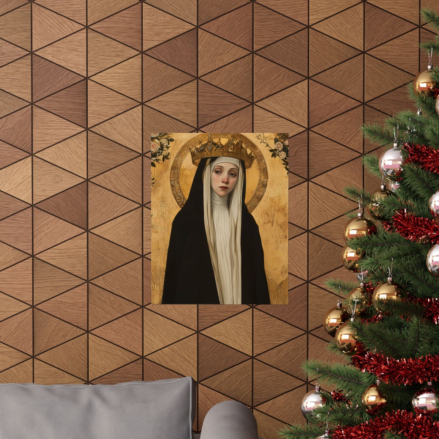 Saint Margaret of Hungary - Sanctified Souls Print - Multiple Sizes - Premium Matte Vertical Posters