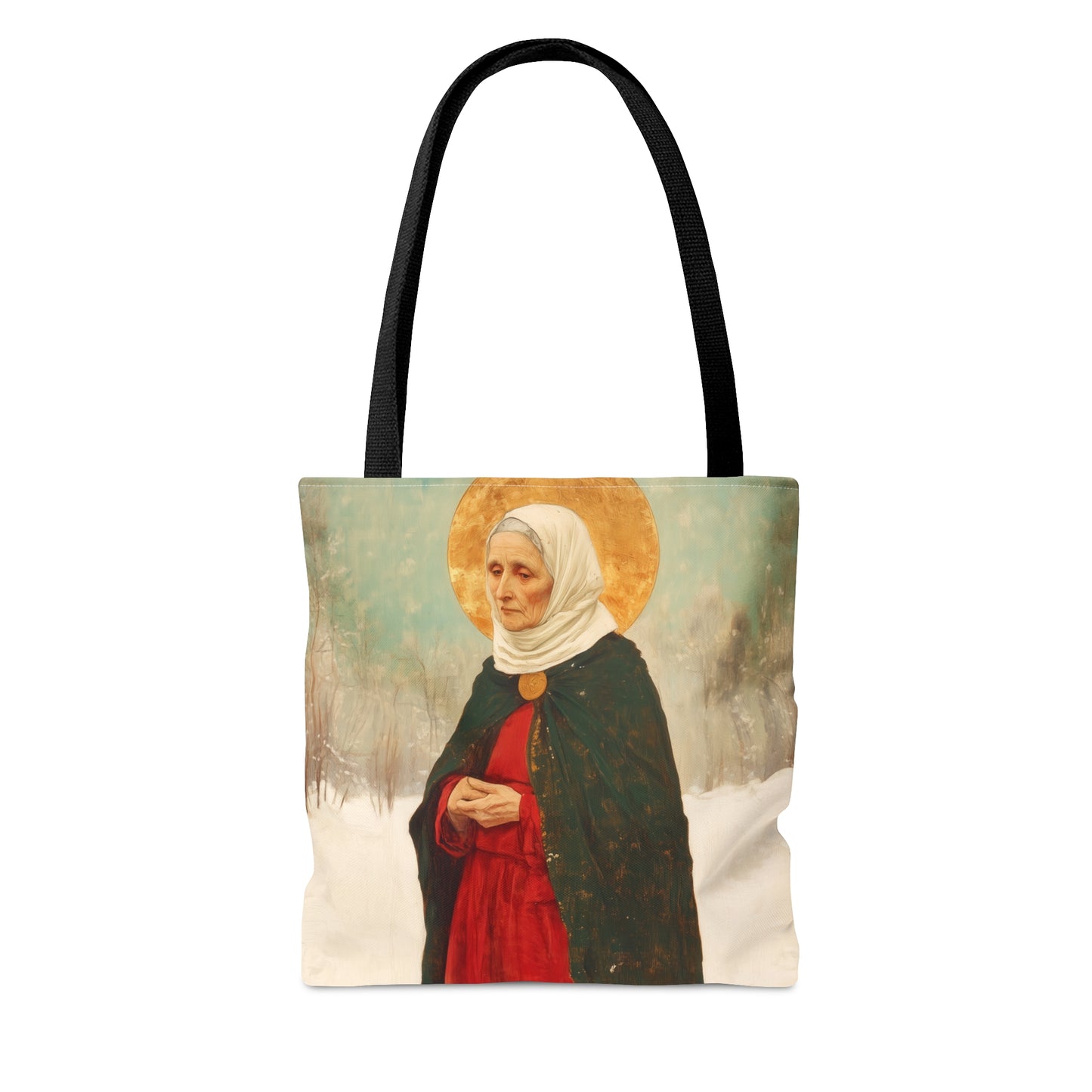 Saint Xenia - Russian Saint Art - Tote Bag - Large Medium Small Faith Art Bag - Catholic Faith Purse