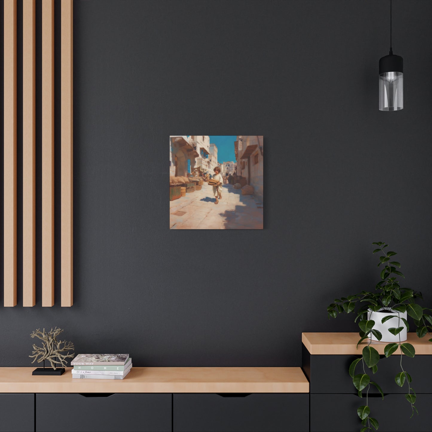 Nazareth and the Hidden Light of Christ - Gallery Wrapped Canvas - Print - Religious Art for your Home - Catholic Art