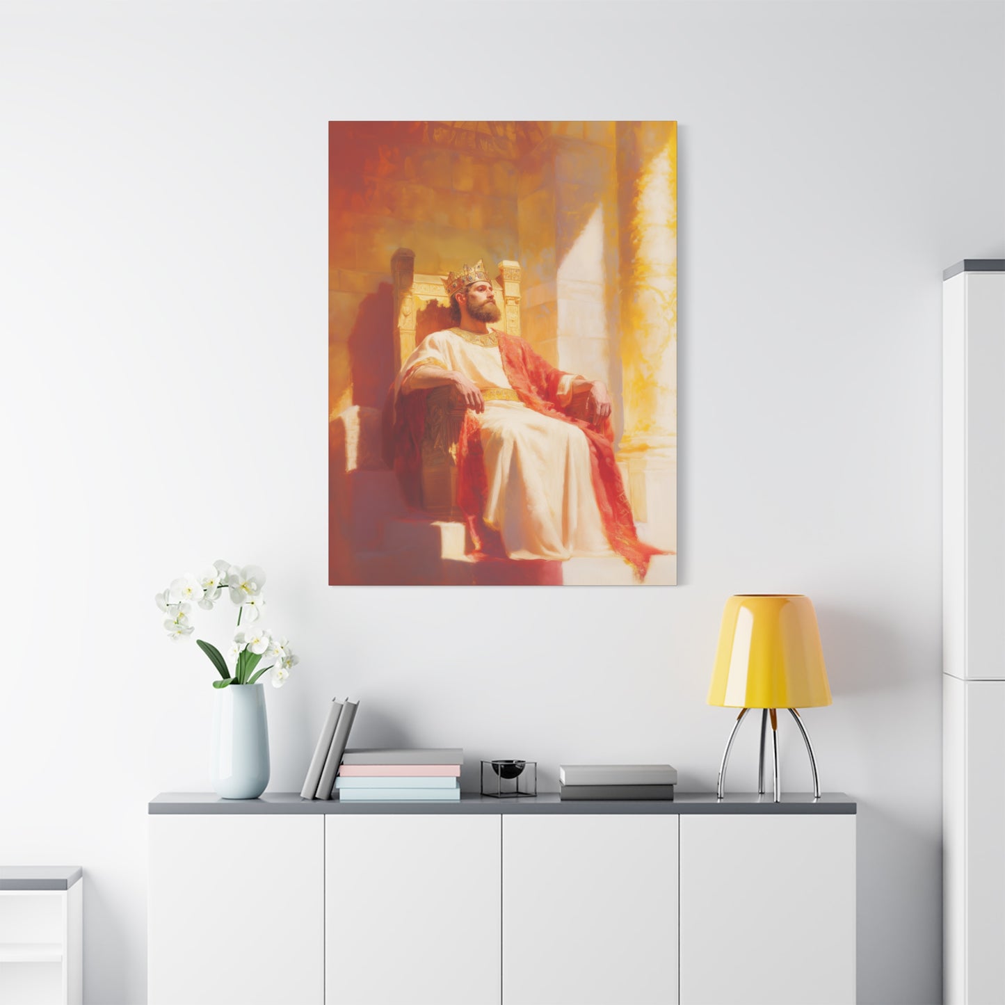 King Solomon: Keeper of God's Understanding - Gallery Wrapped Canvas - Print - Religious Art for your Home - Catholic Art