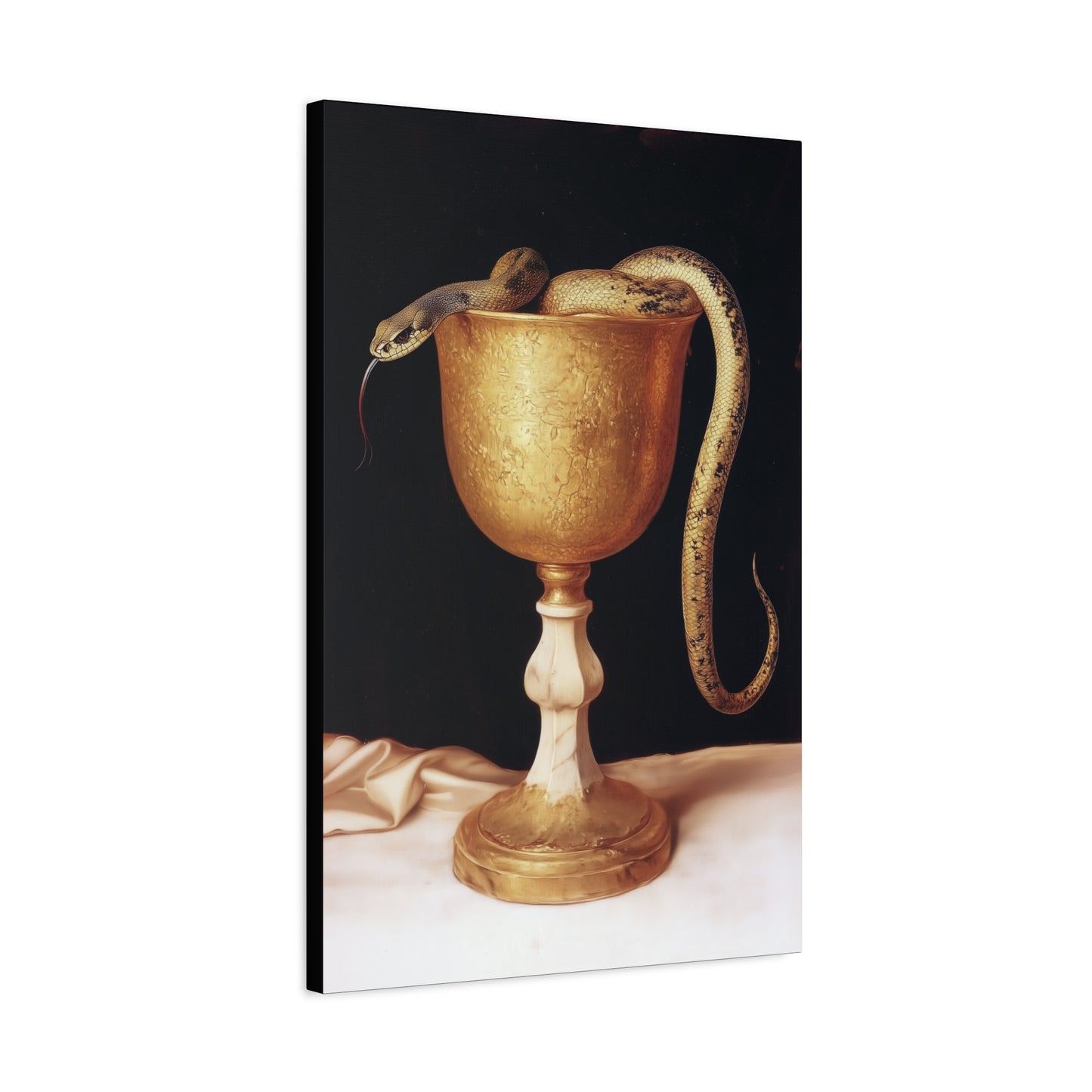 Saint John's Chalice - Gallery Wrapped Canvas - Print - Religious Art for your Home - Catholic