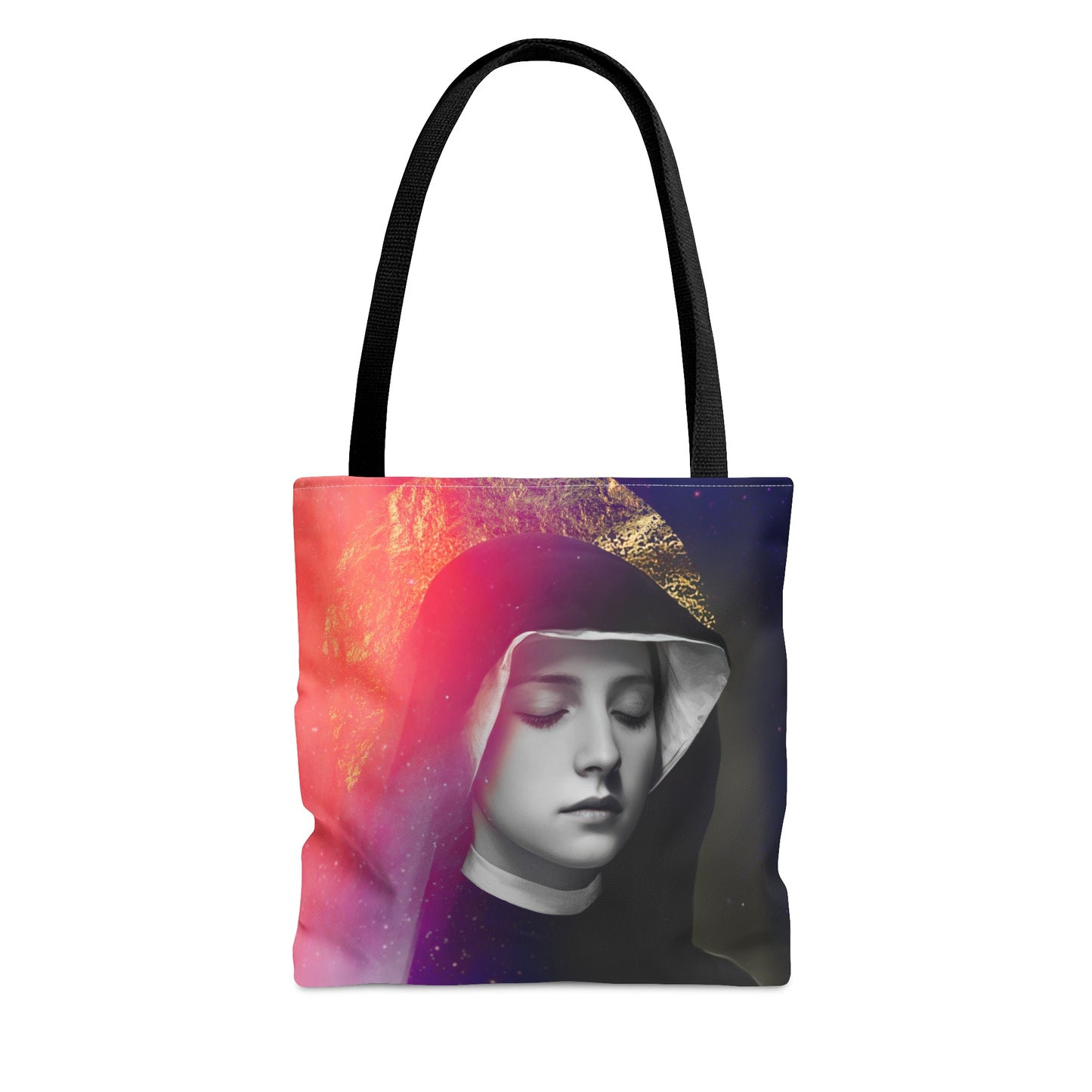 Saint Faustina Kowalska - Tote Bag - Large Medium Small Faith Art Bag - Bible Study Faith Purse - Double Sided Prayer Tote