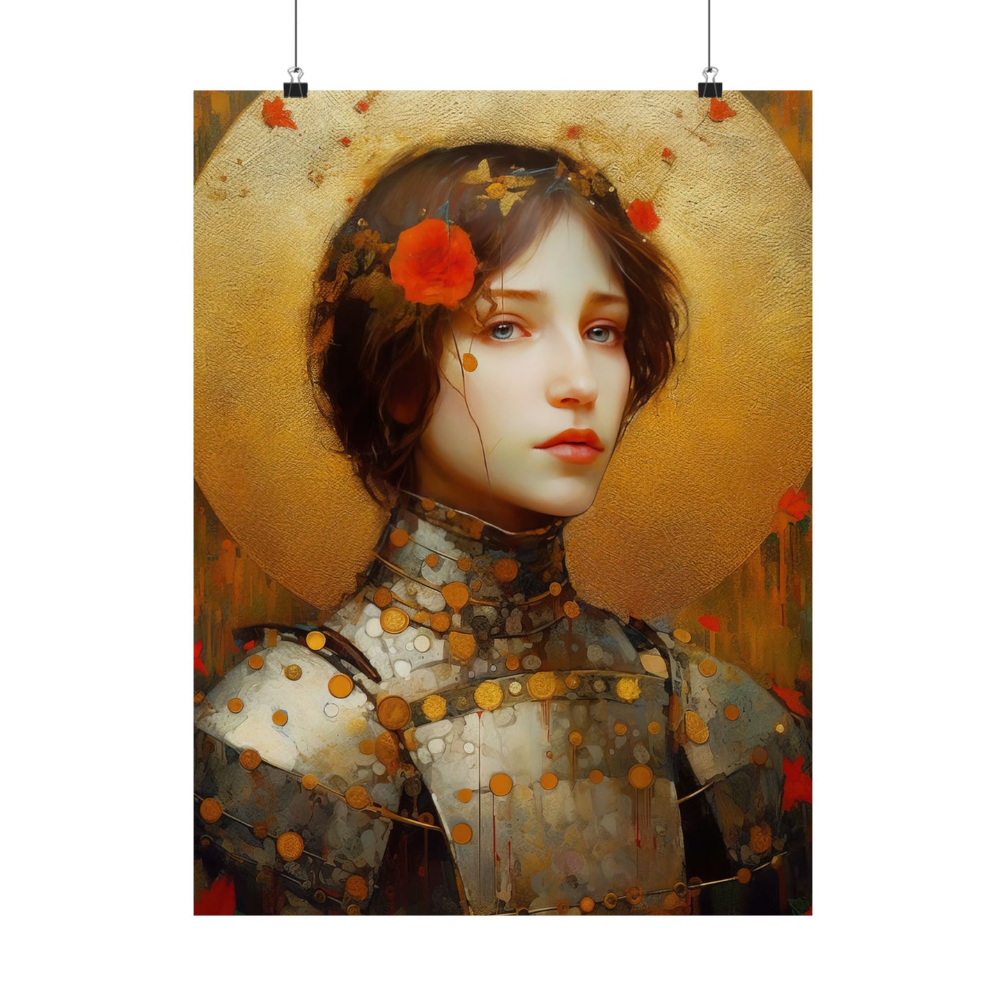 Saint Joan of Arc Print - Sanctified Souls Print - Multiple Sizes - Premium Matte Vertical Posters