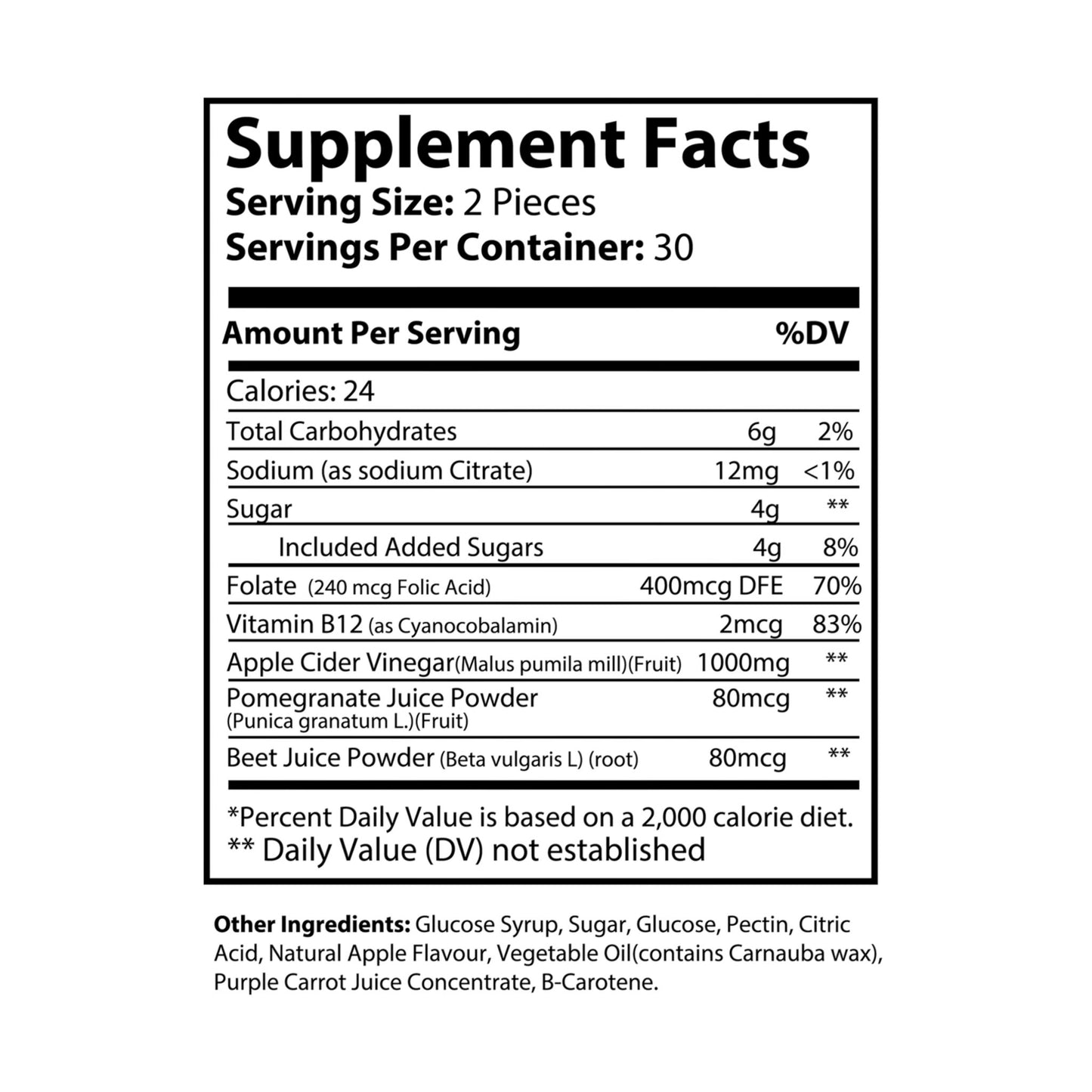 Saint Agnes's Rule & Remedy - Temperance · Temperantia - Measured Support - Apple Cider Vinegar Gummies (60 Gummies)