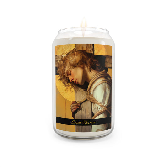 Saint Dismus, The 'Good Thief' - Scented Prayer Candle, 13.75oz - Tall Size - Religious Prayer Candle