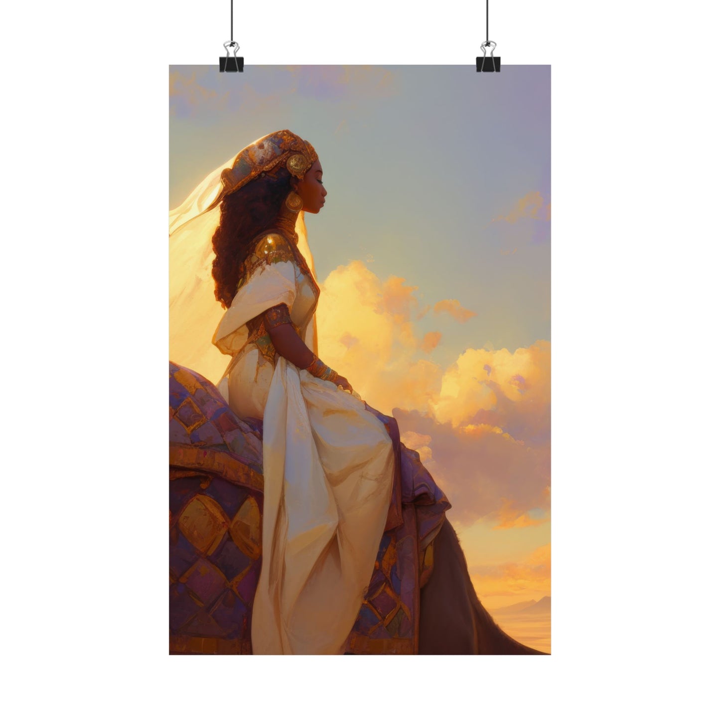 Queen of Sheba - Sanctified Souls Print - Multiple Sizes - Premium Matte Vertical Posters