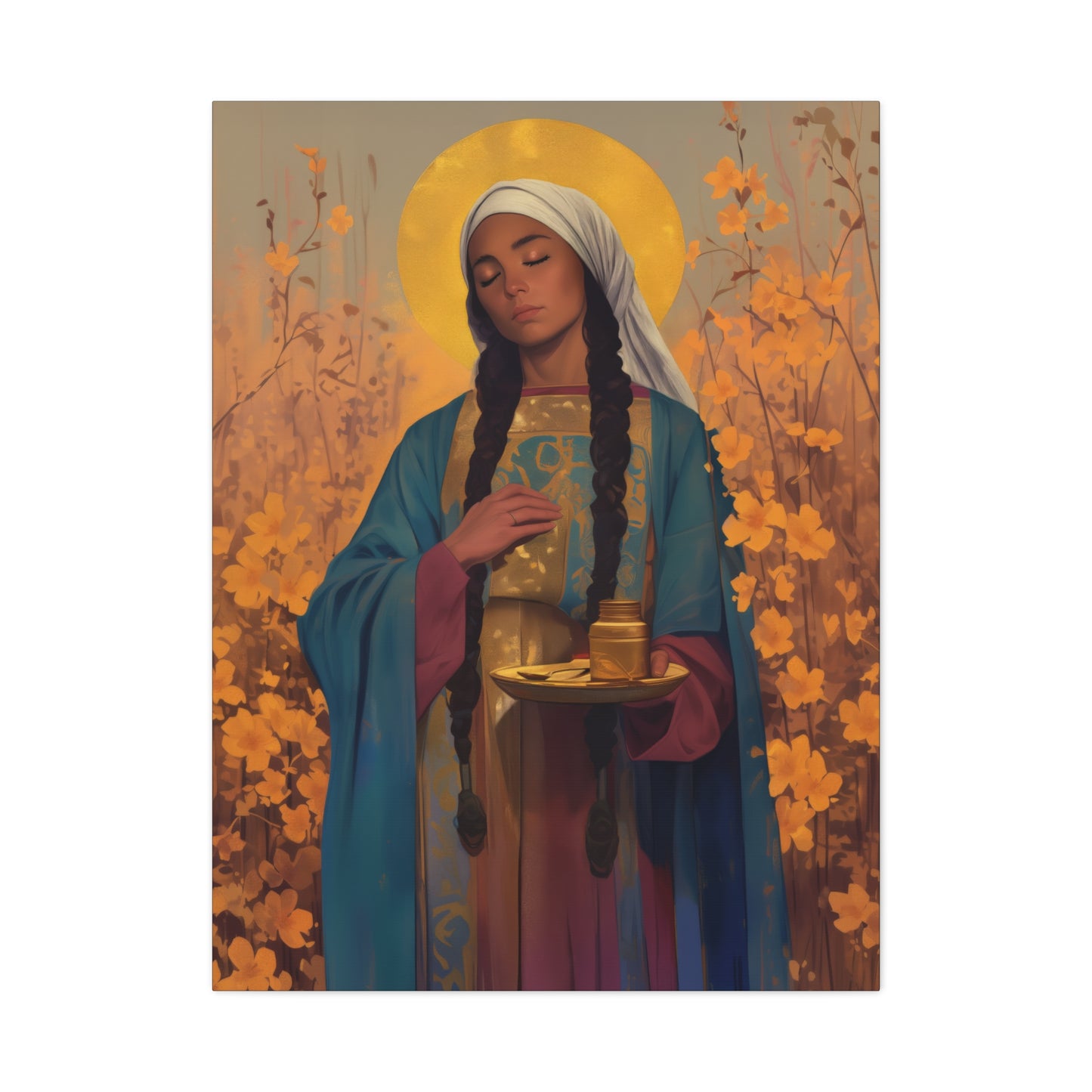 Saint Hermione of Ephesus - Gallery Wrapped Canvas - Print - Religious Art for your Home - Catholic Art Print