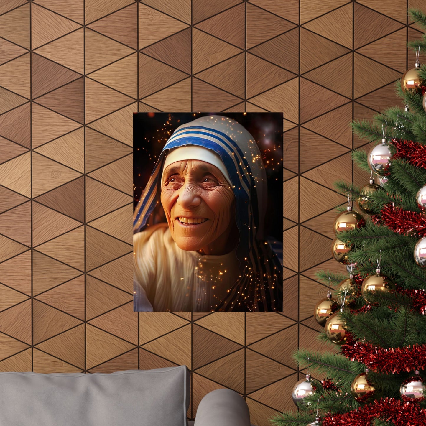 Saint Teresa of Calcutta - Mother Teresa - Sanctified Souls Print - Multiple Sizes - Premium Matte Vertical Posters