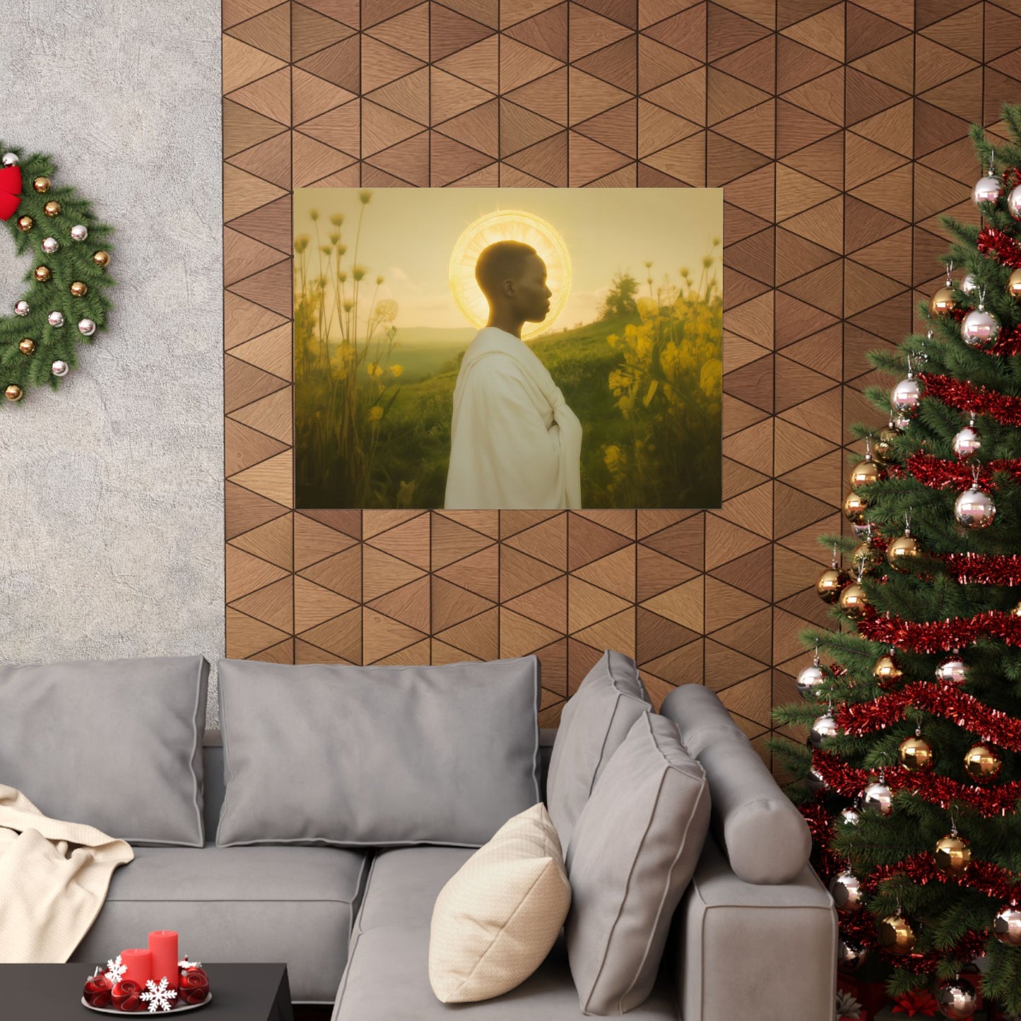 Saint Charles Lwanga- Sanctified Souls Print - Multiple Sizes - Premium Posters - Catholic Art - Christian Home Decor Artwork