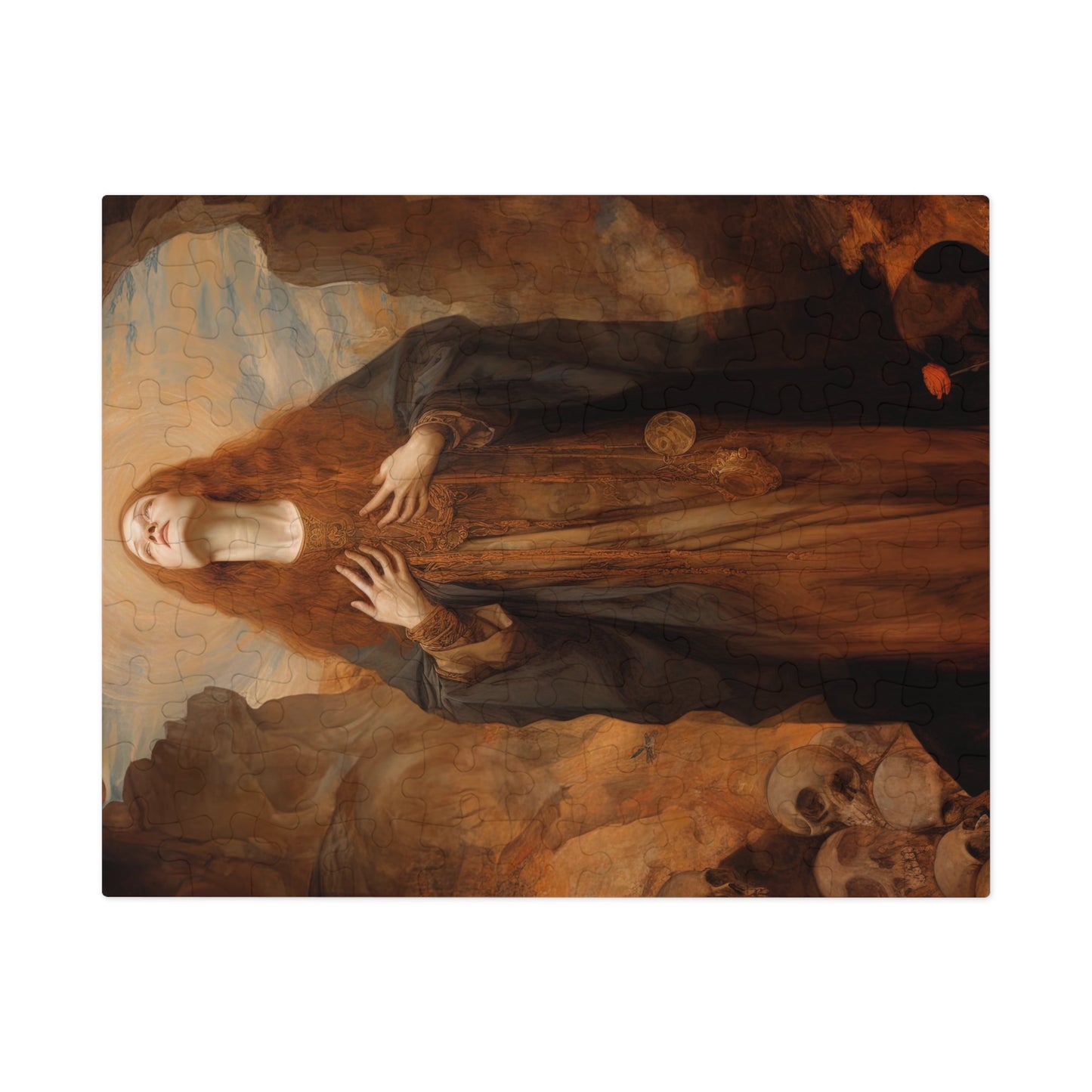 Saint Rosalia - Puzzle and Keepsake Tin - Religious Jigsaw Puzzle (30, 110, 252, 500,1000-Piece) - Religious Puzzle