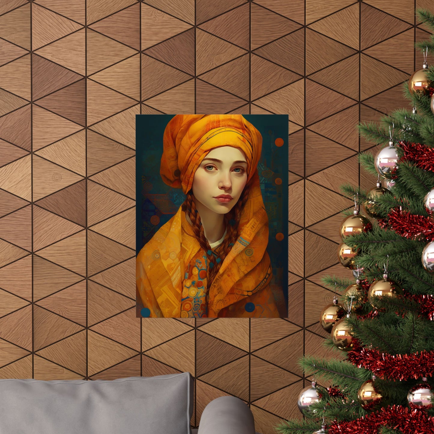 Saint Genevieve - Sanctified Souls Print - Multiple Sizes - Premium Matte Vertical Posters