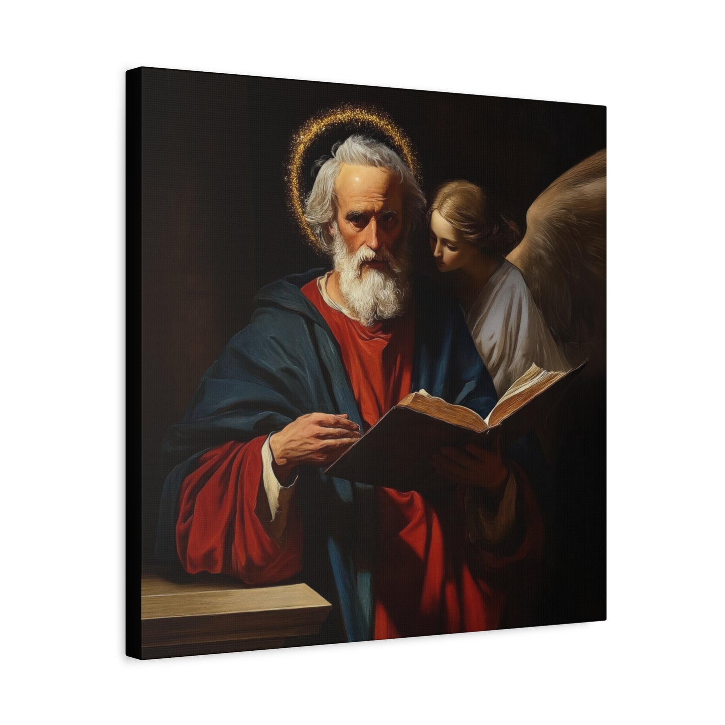 Saint Matthew the Apostle - Gallery Wrapped Canvas - Print - Religious Art for your Home - Catholic