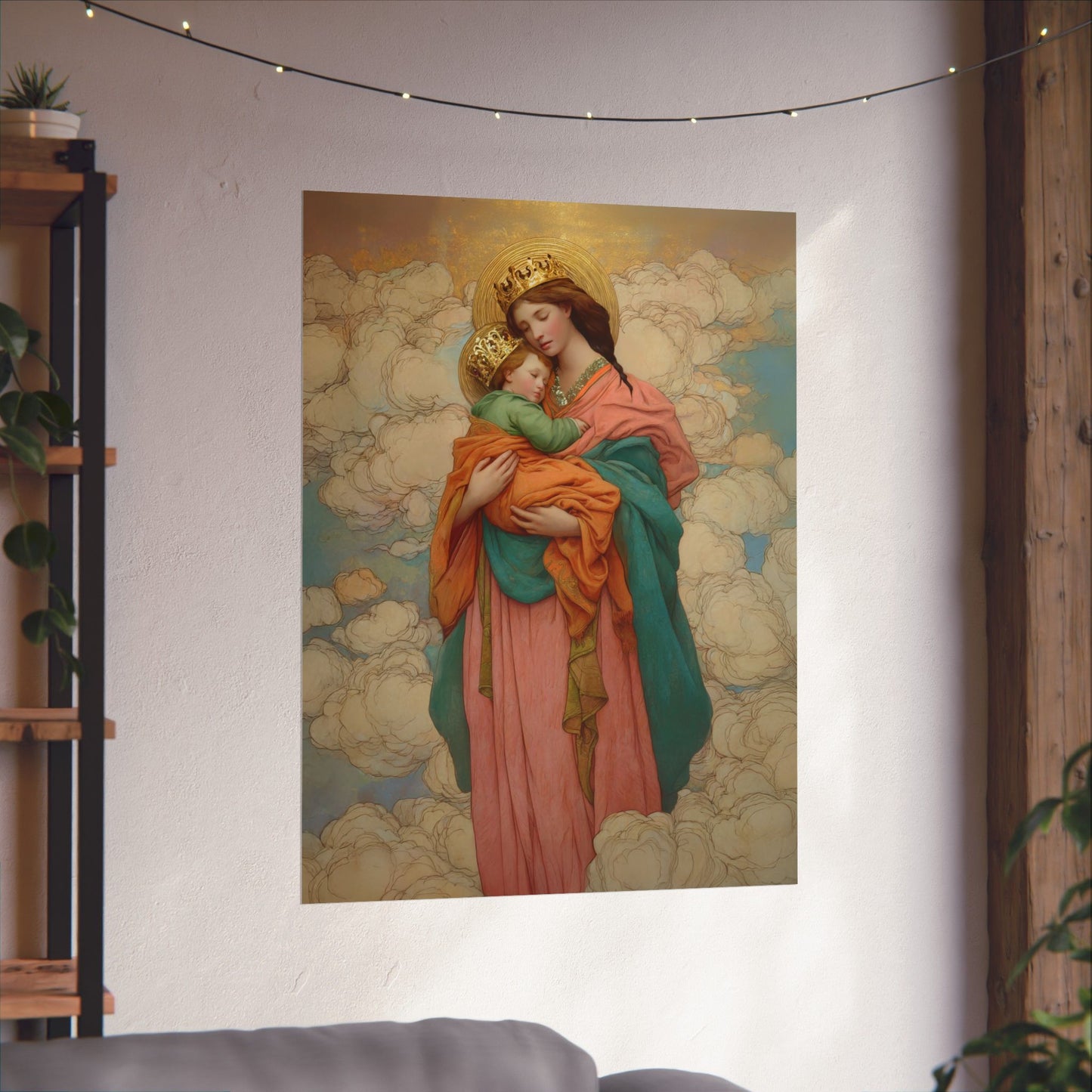 Our Lady of Perpetual Help - Sanctified Souls Print - Multiple Sizes - Premium Matte Vertical Posters