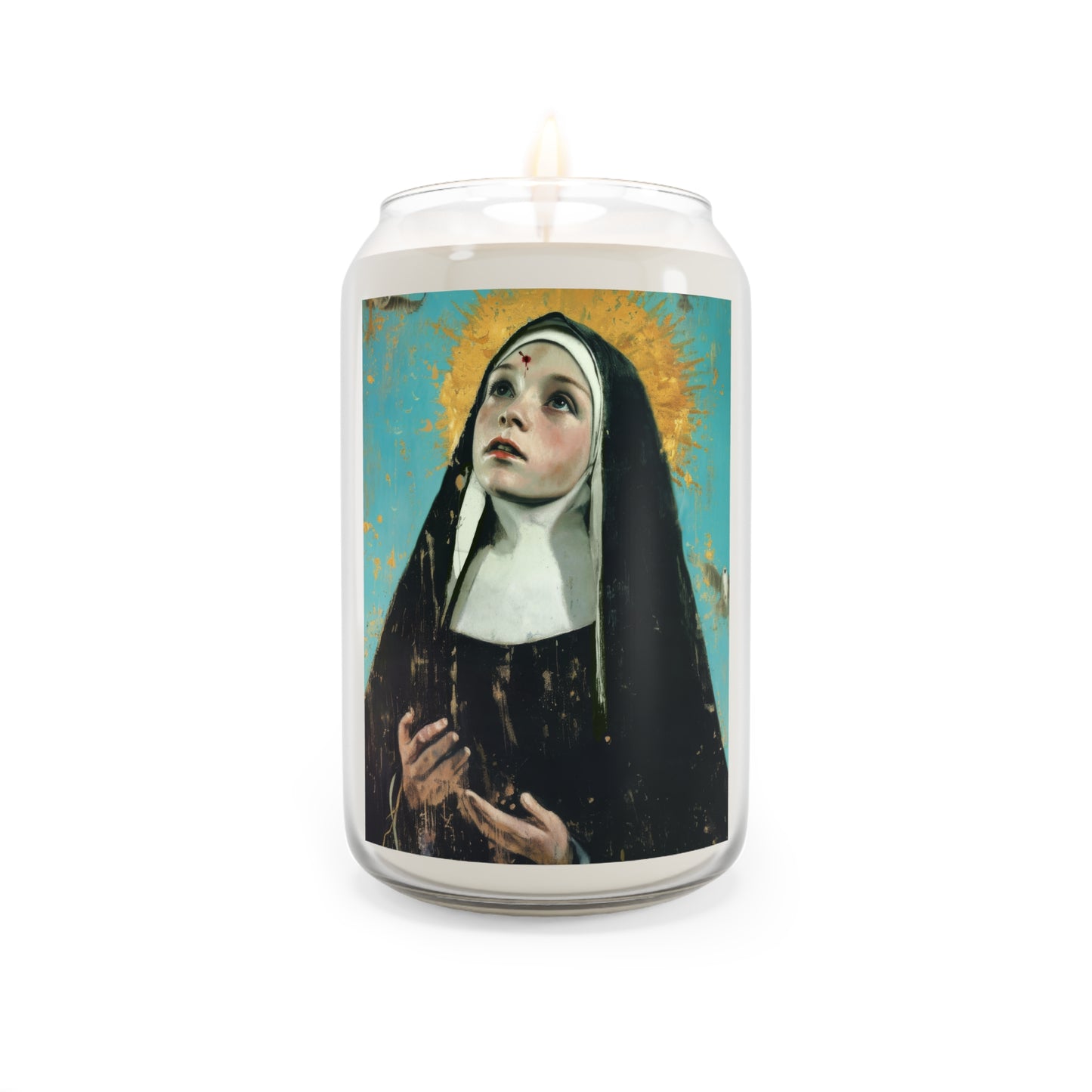 Saint Rita of Cascia - Scented Prayer Candle, 13.75oz - Tall Size - Religious Prayer Candle - Catholic Art