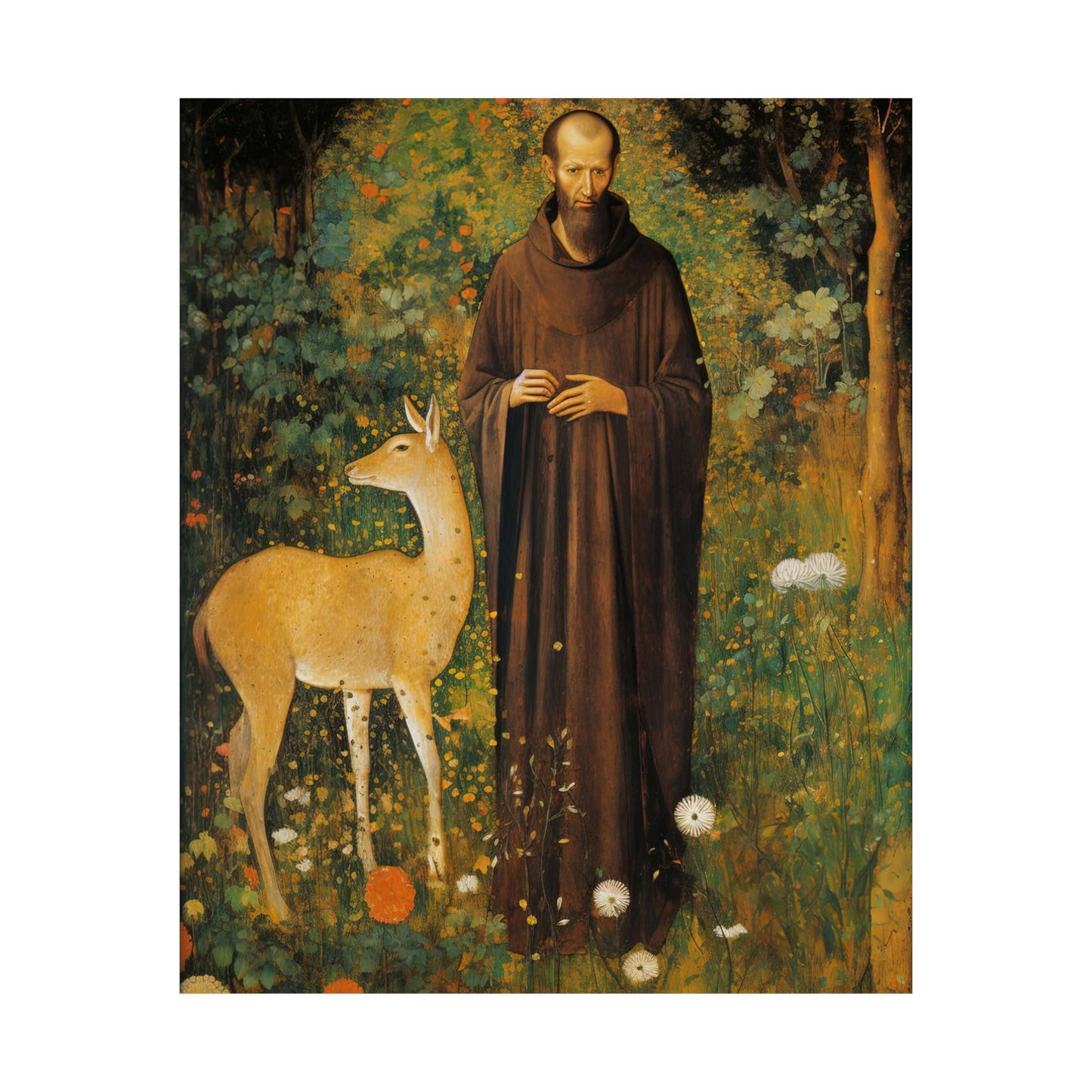 Saint Giles - Sanctified Souls Print - Multiple Sizes - Premium Matte Vertical Posters