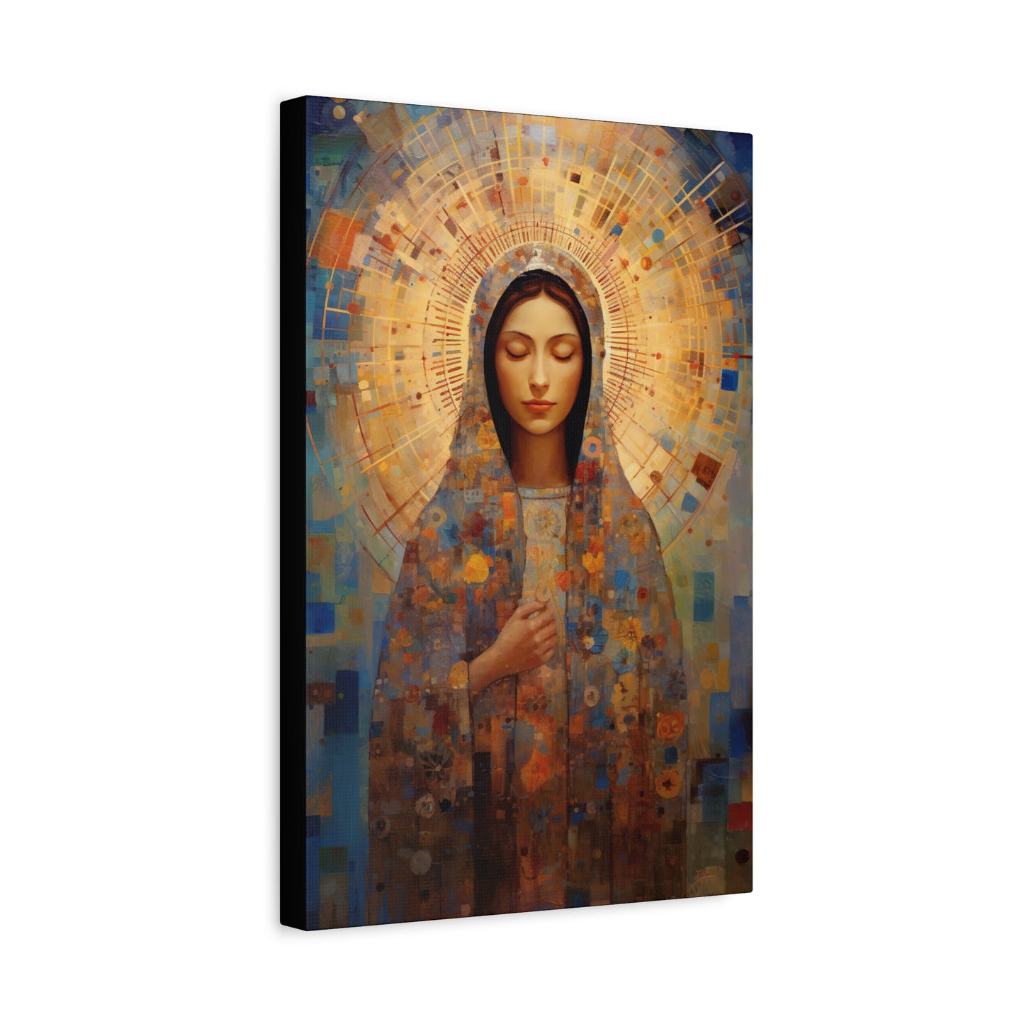 The Virgin of the Americas : Our Lady of Guadalupe Museum Wrapped Canvas Print - Multiple Sizes - Catholic Home art